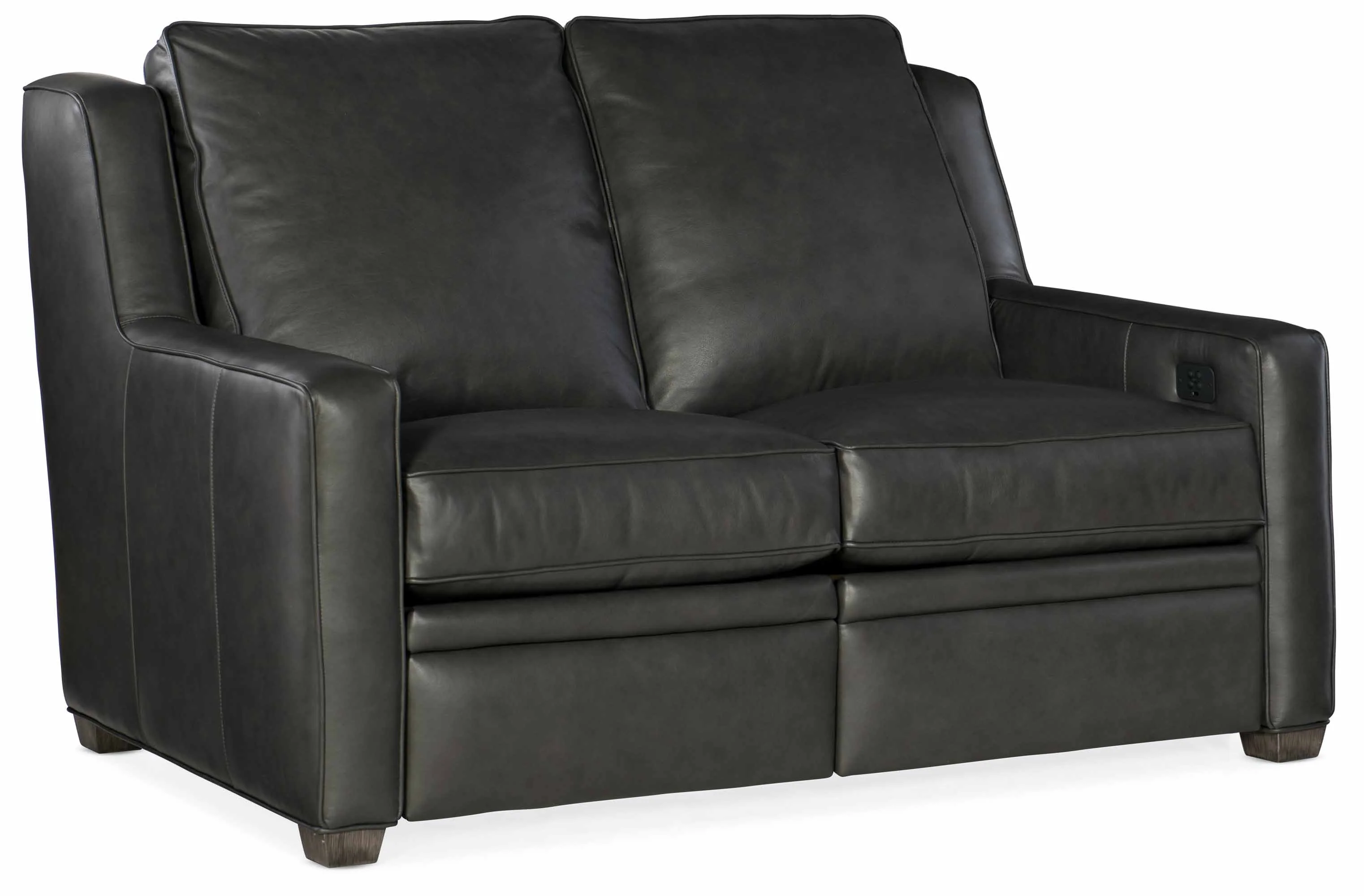 Raymond Leather Power Reclining Loveseat With Articulating Headrest - Image 6