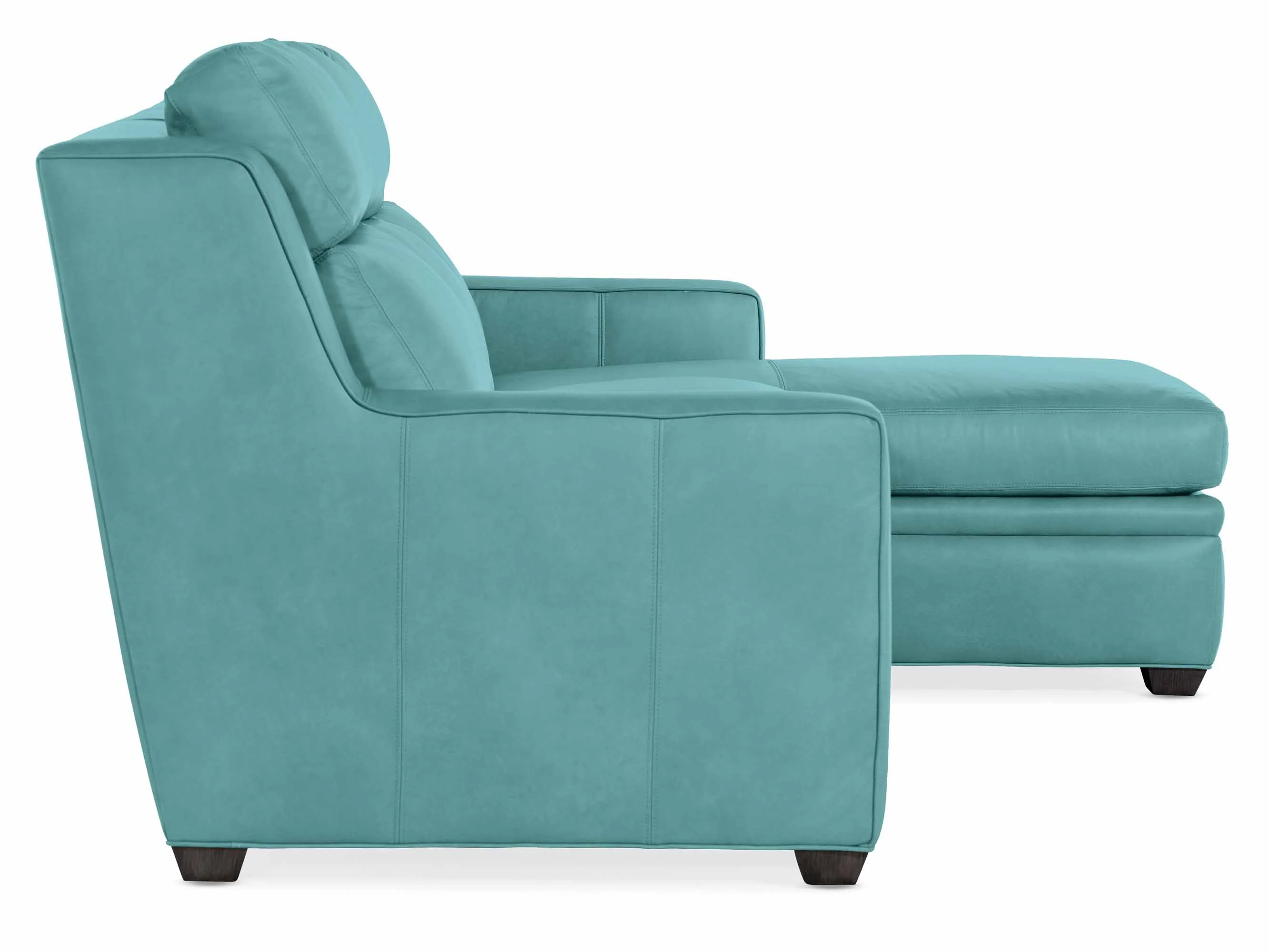 Raymond Leather Power Reclining Sofa With Articulating Headrest With Chaise - Image 2