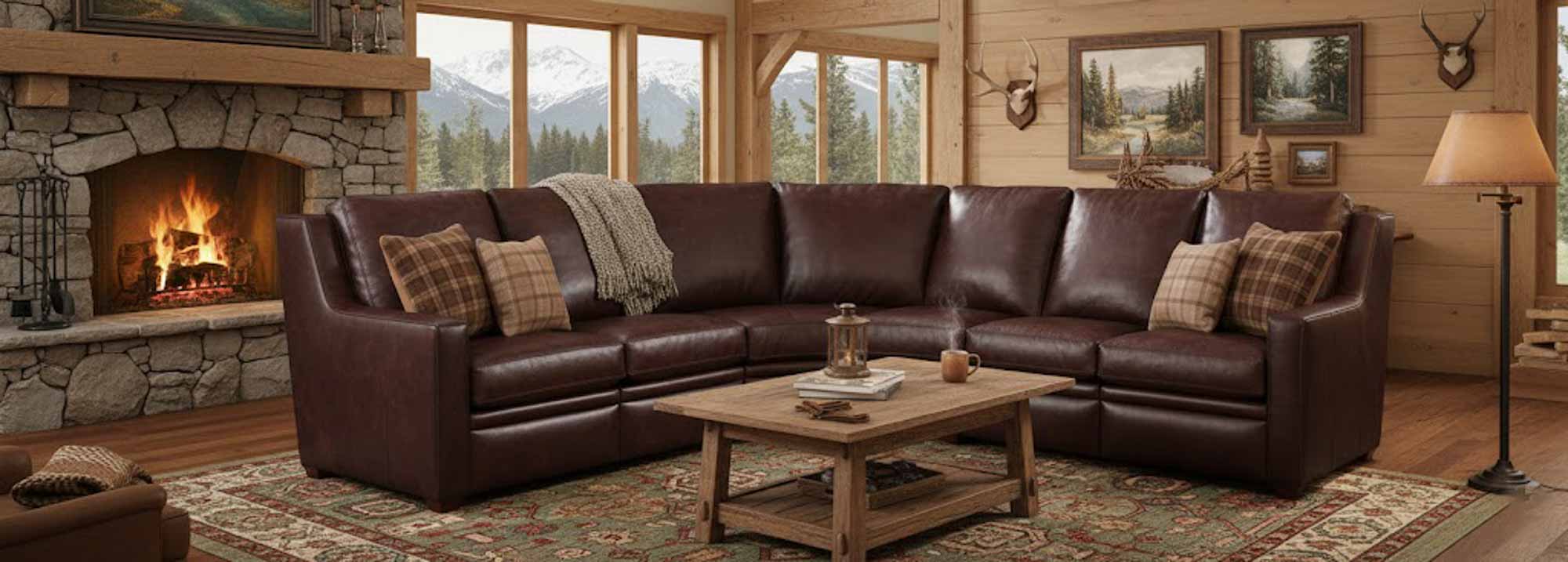 Raymond Leather Sectional - Image 6