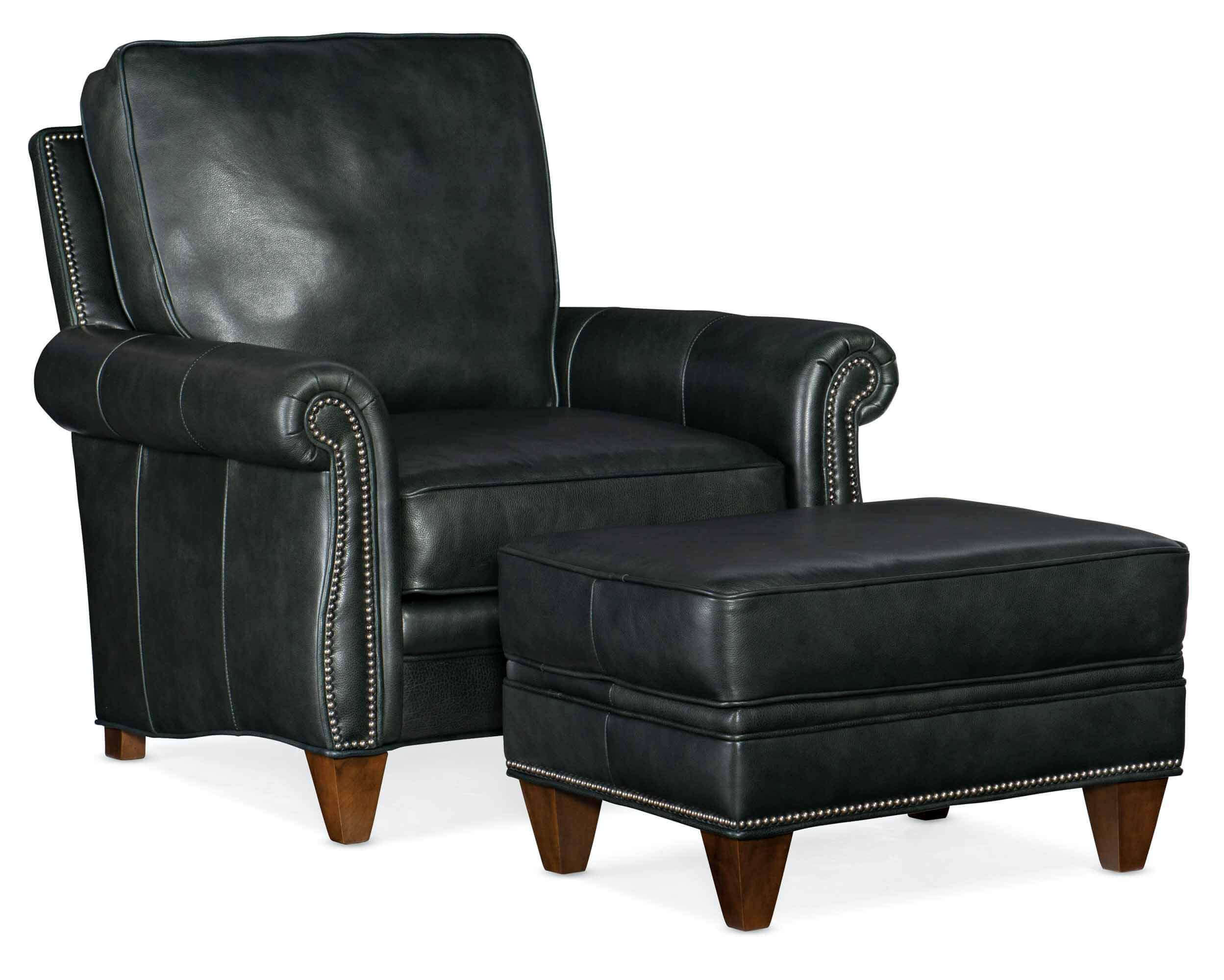 Reddish Leather Chair - Image 4