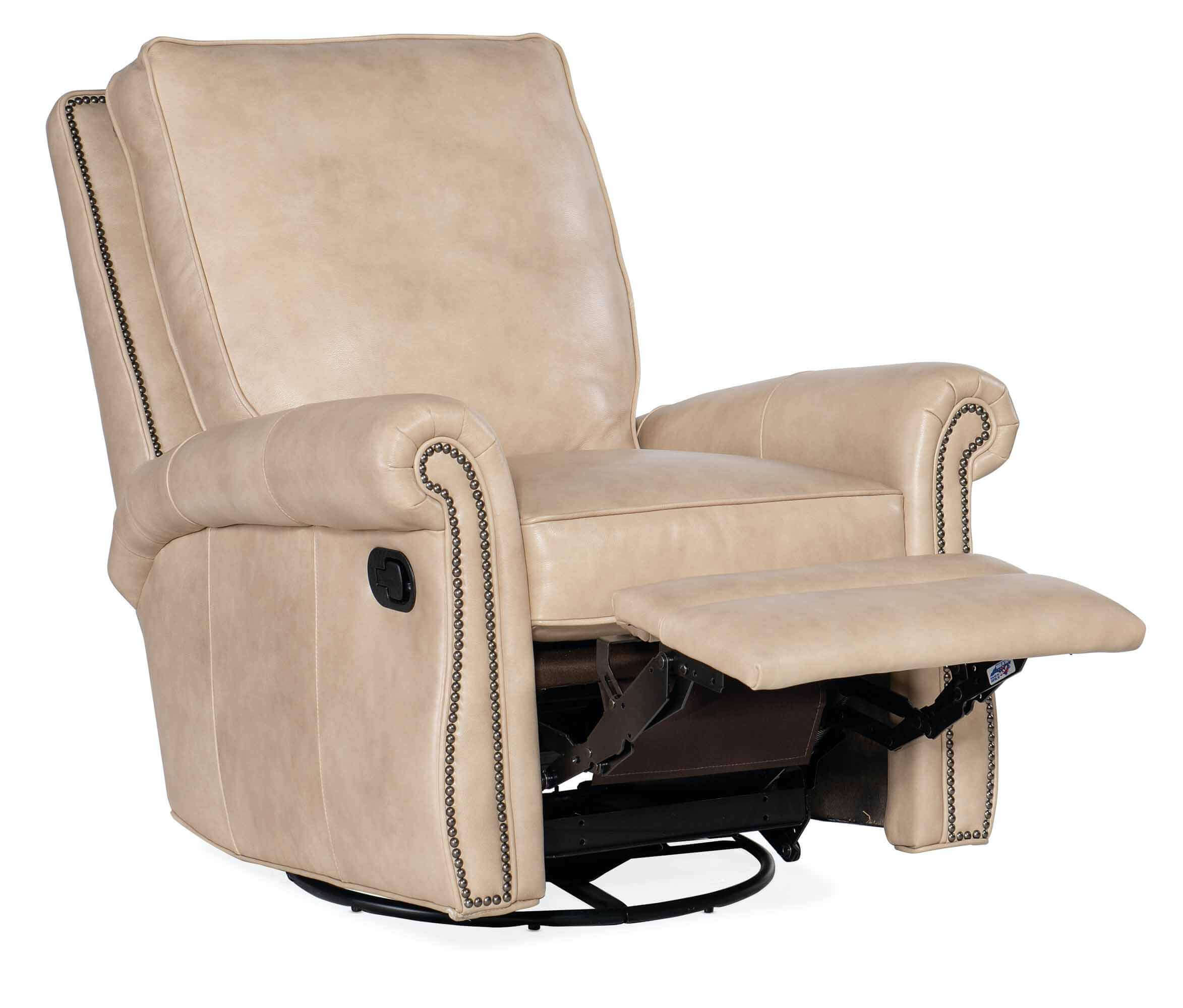 Reddish Leather Wallhugger Recliner - Image 4