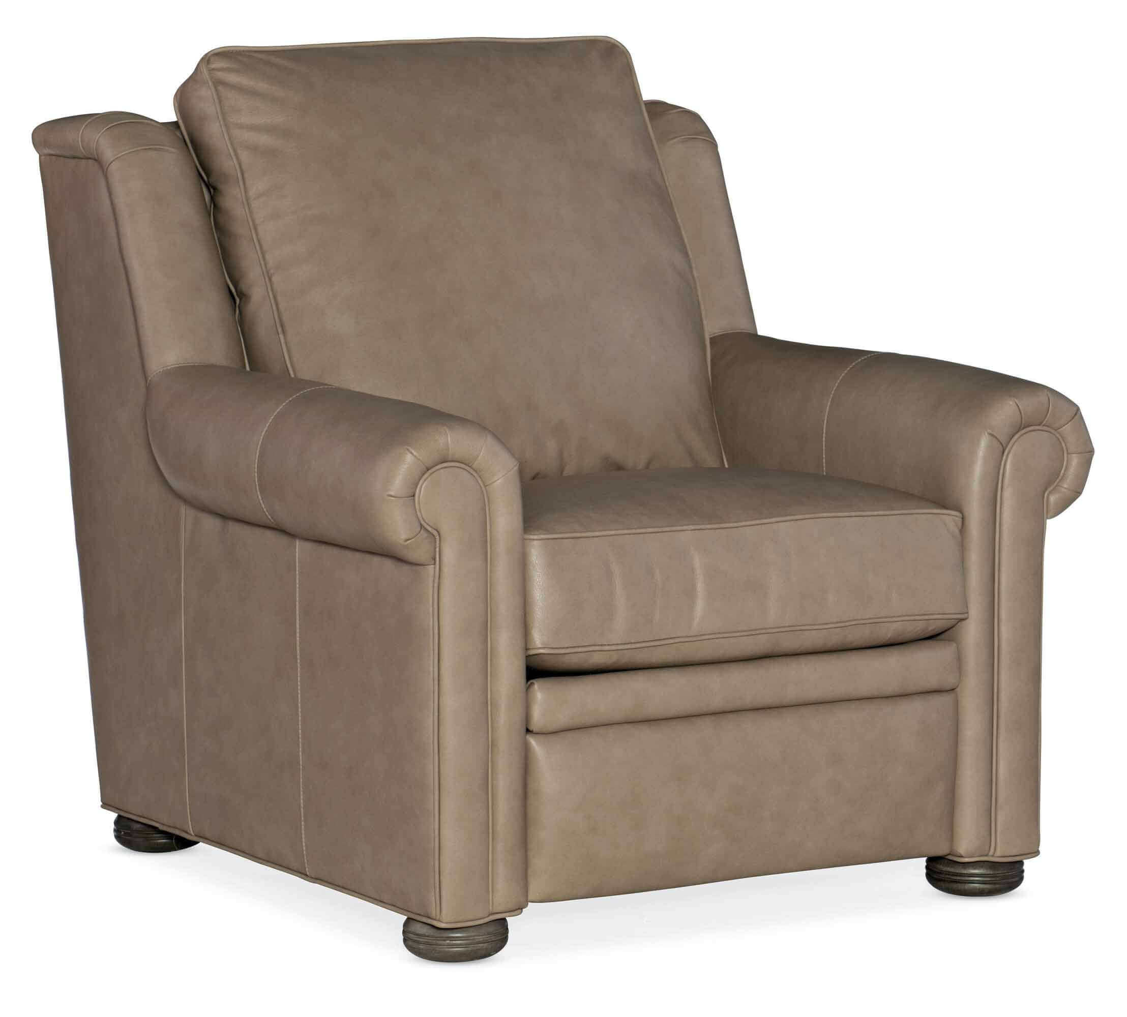 Reece Leather Power Recliner With Articulating Headrest