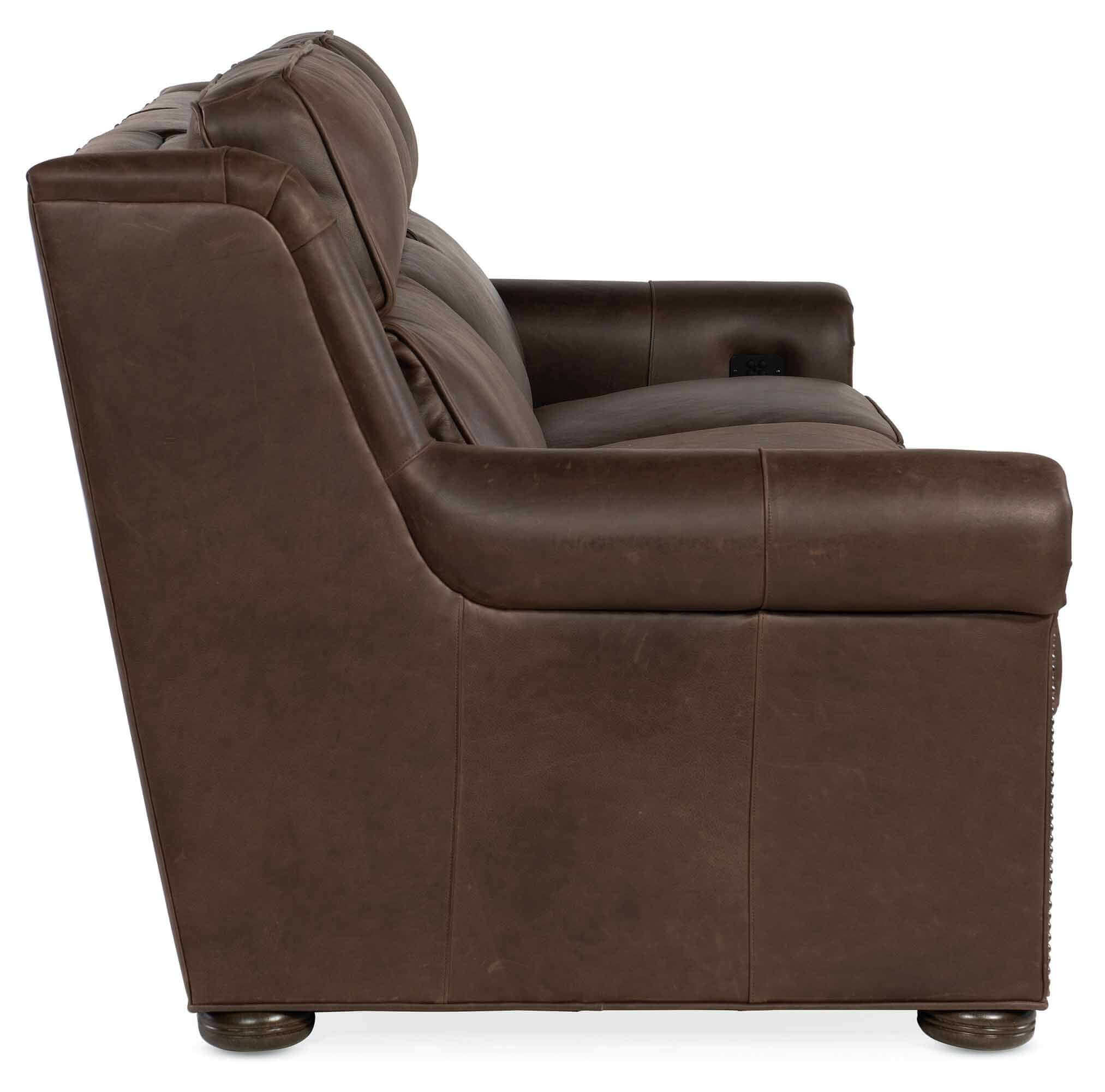 Reece Leather Sofa - Image 5
