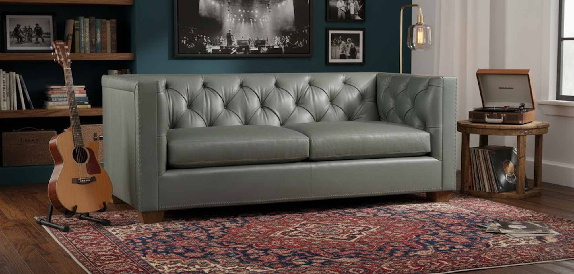 Remy Leather Sofa - Image 5