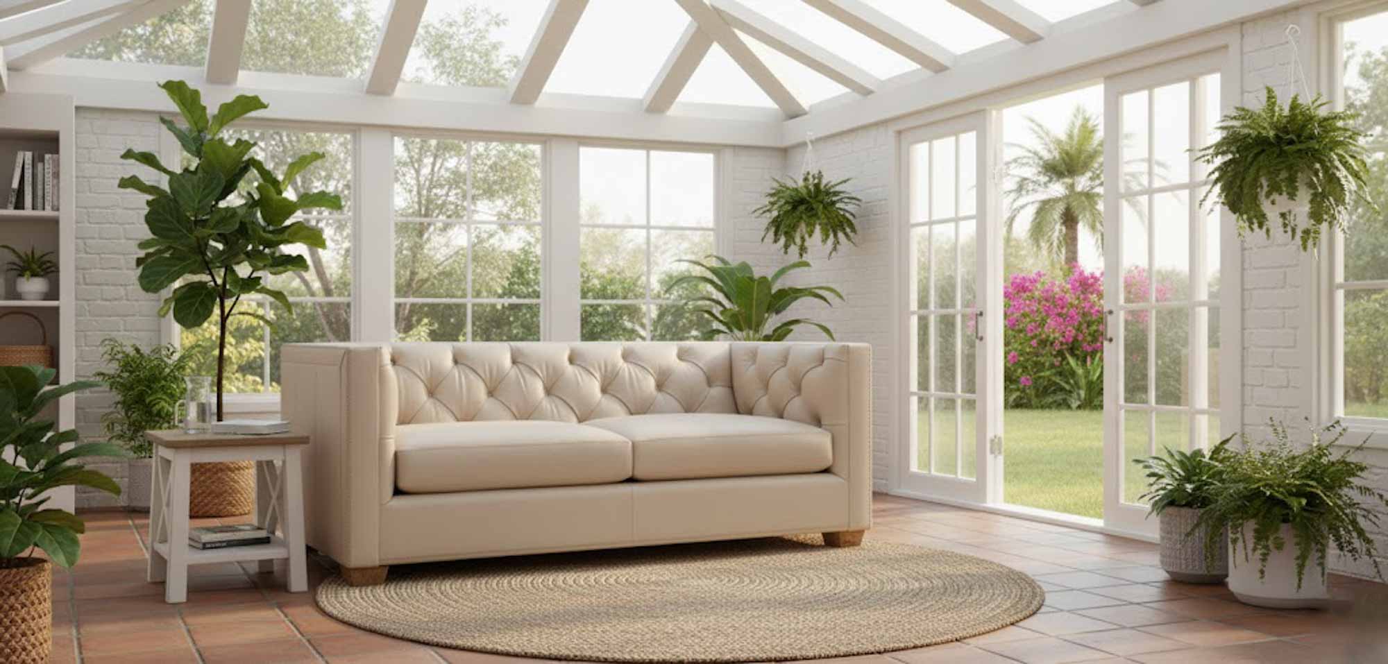Remy Leather Sofa - Image 6