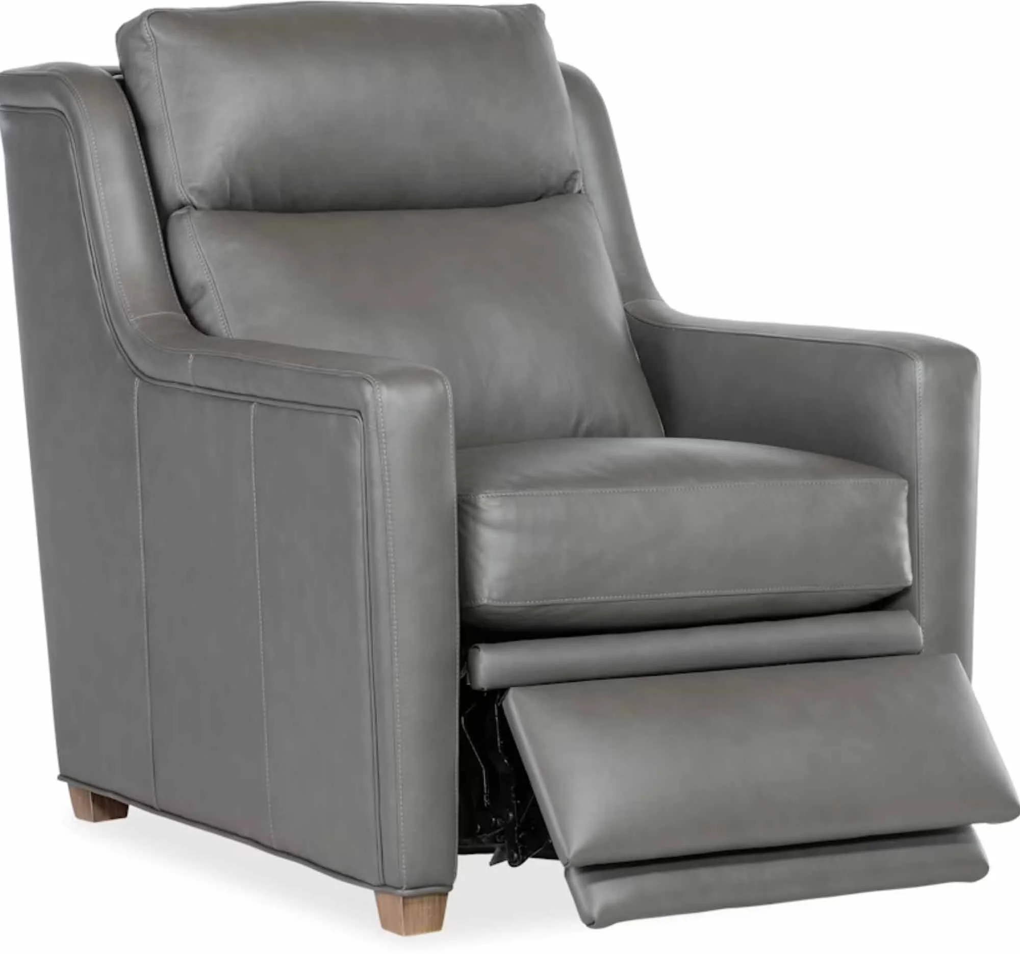 Renner Leather Power Recliner With Articulating Headrest - Image 5