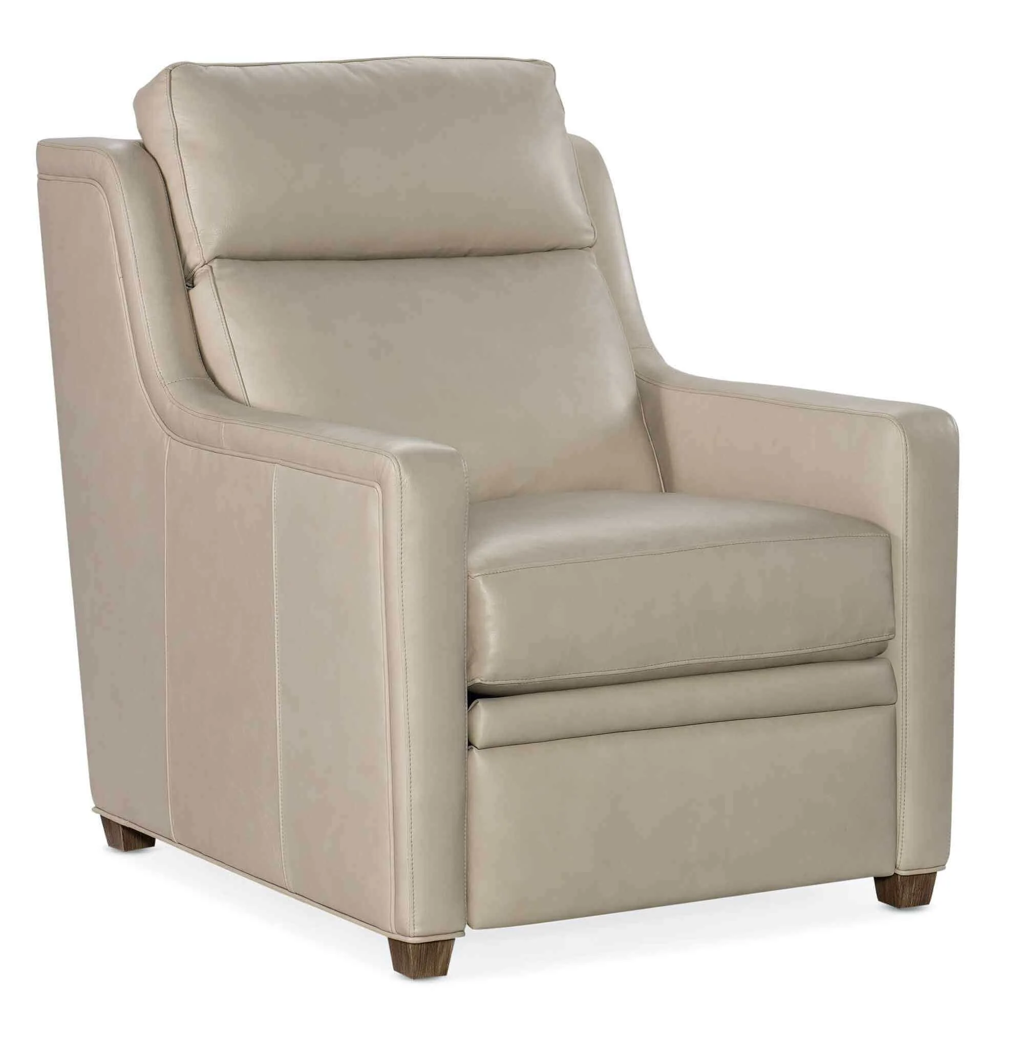 Renner Leather Power Recliner With Articulating Headrest - Image 7