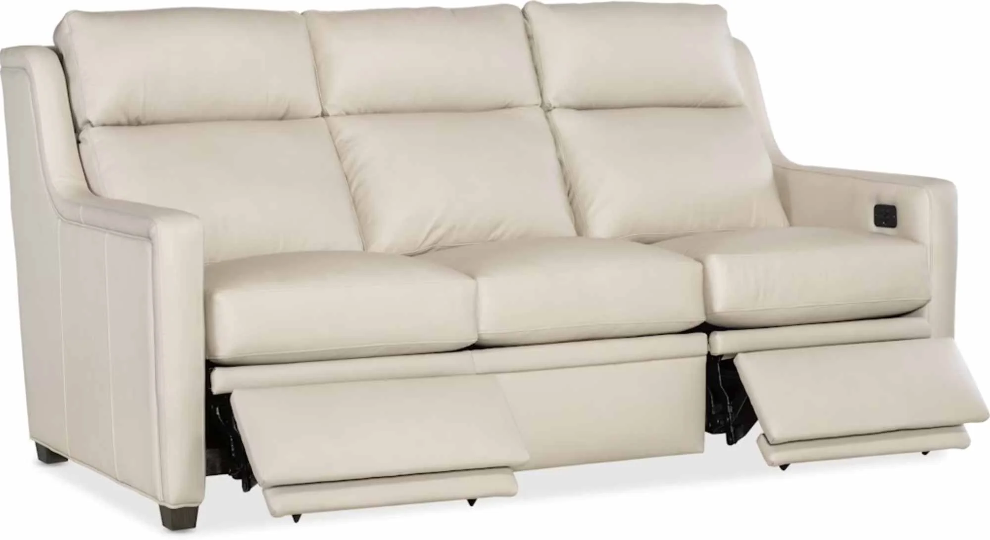 Renner Leather Power Reclining Sofa With Articulating Headrest - Image 11