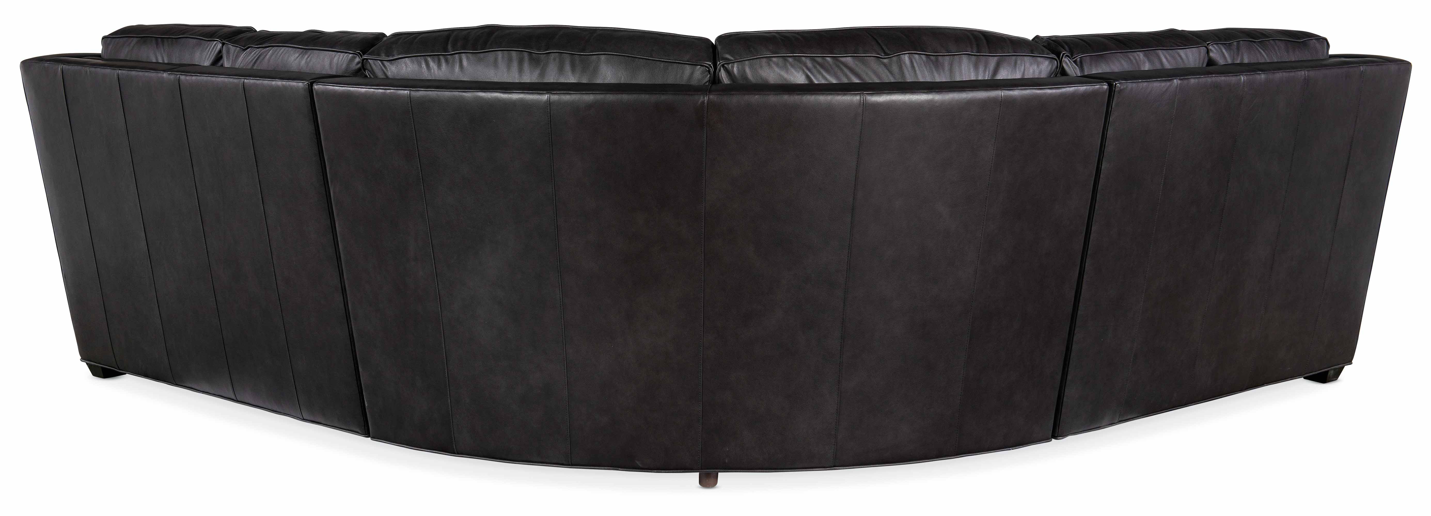 Revelin Leather Power Reclining Sectional With Articulating Headrest - Image 3