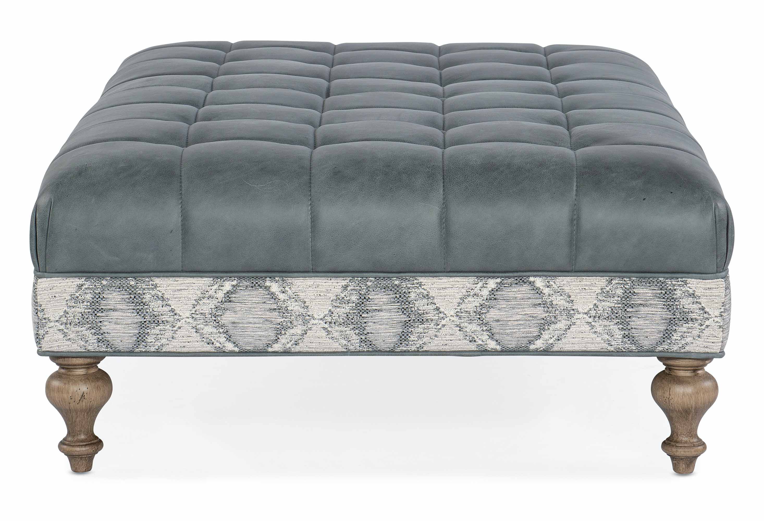 Rex Leather Cocktail Ottoman - Image 4