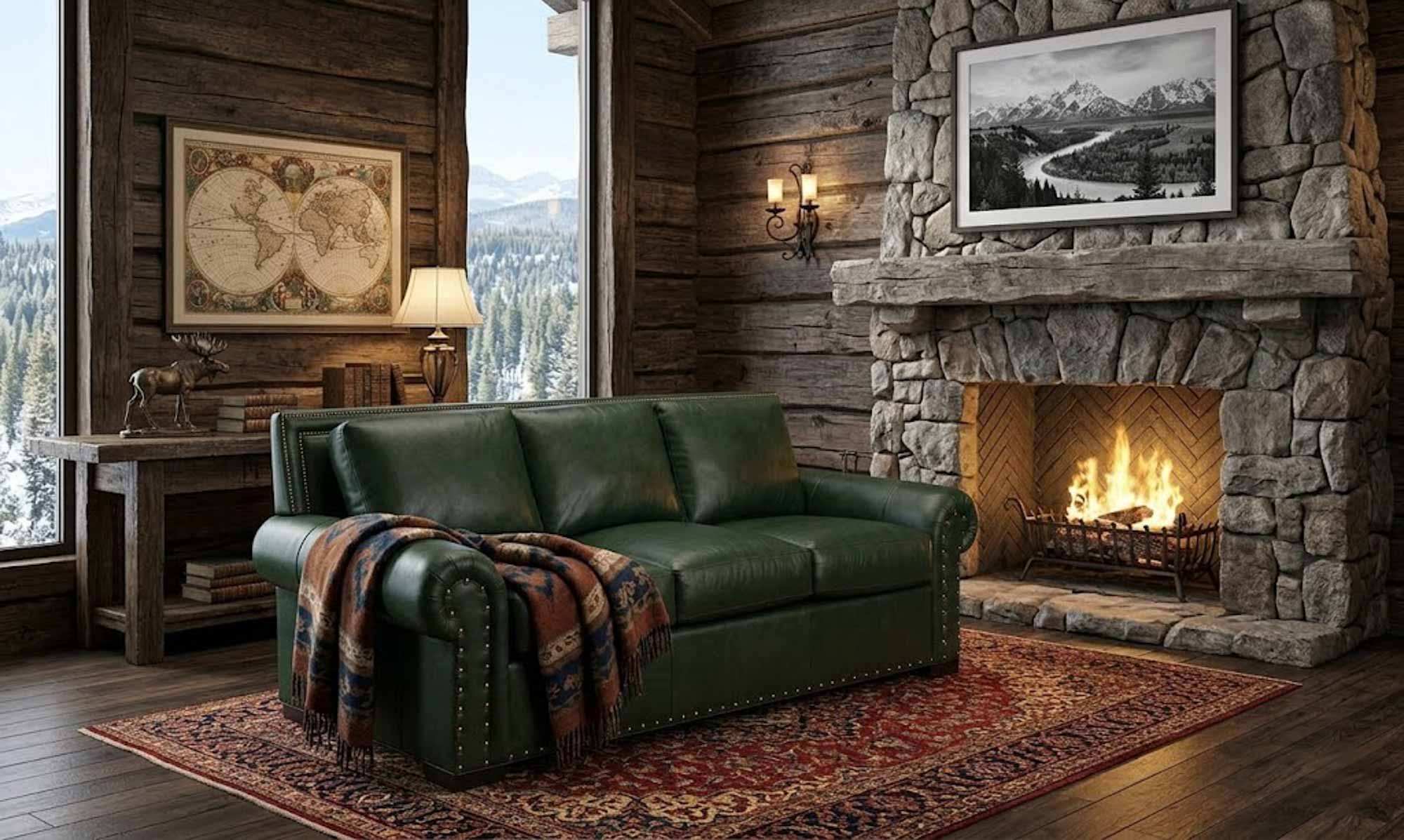 Rianne Leather Loveseat - Image 3