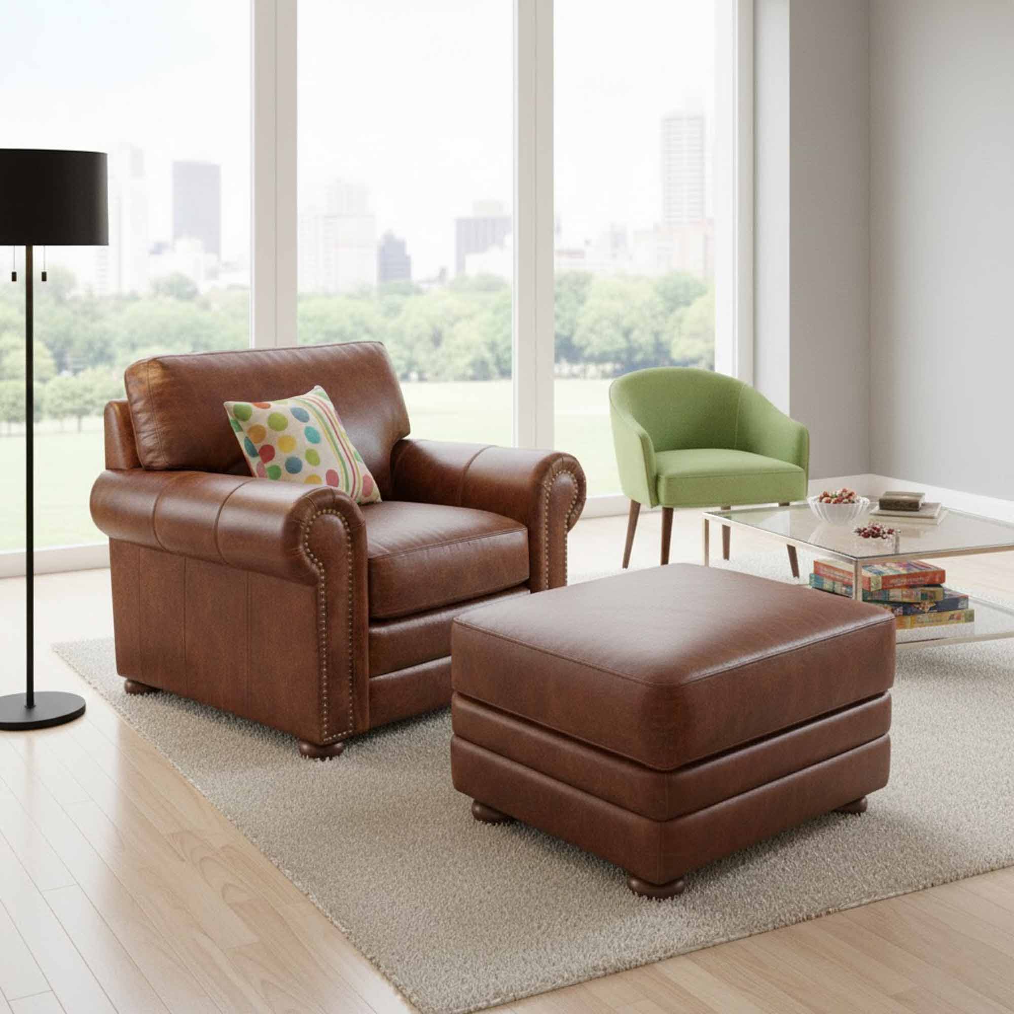 Ritz Leather Chair - Image 4