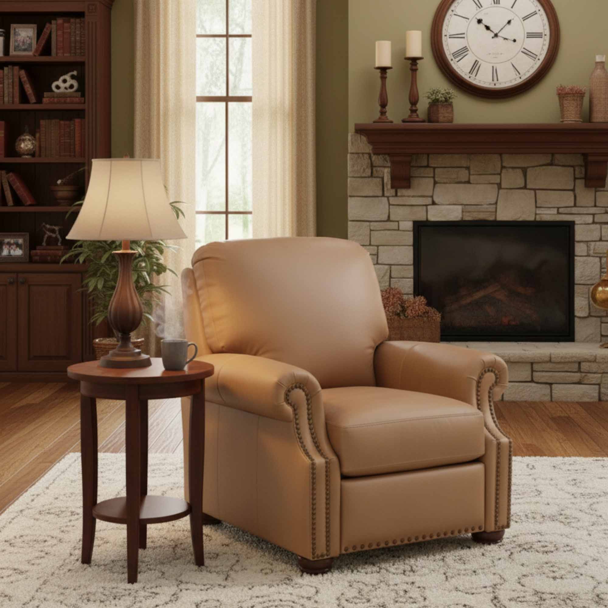 Riverton Leather Recliner - Image 4