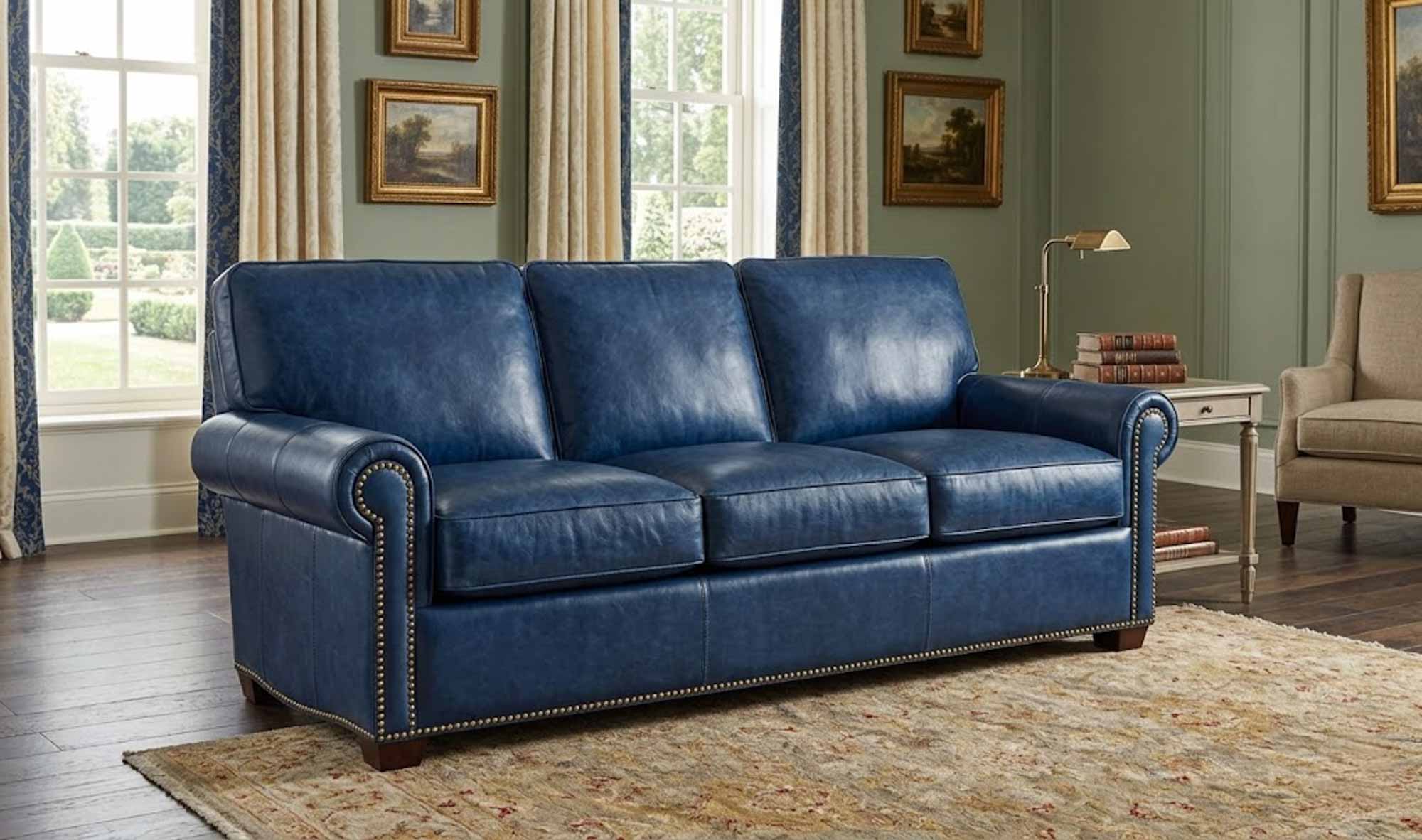 Robinson Leather Sofa - Image 4