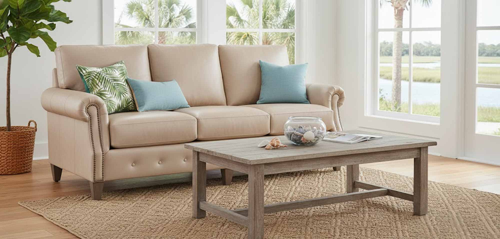 Rollo Leather Loveseat - Image 4