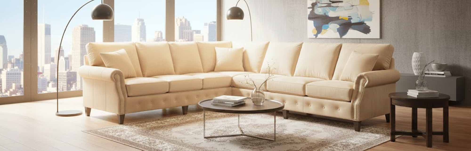Rollo Leather Sectional - Image 3
