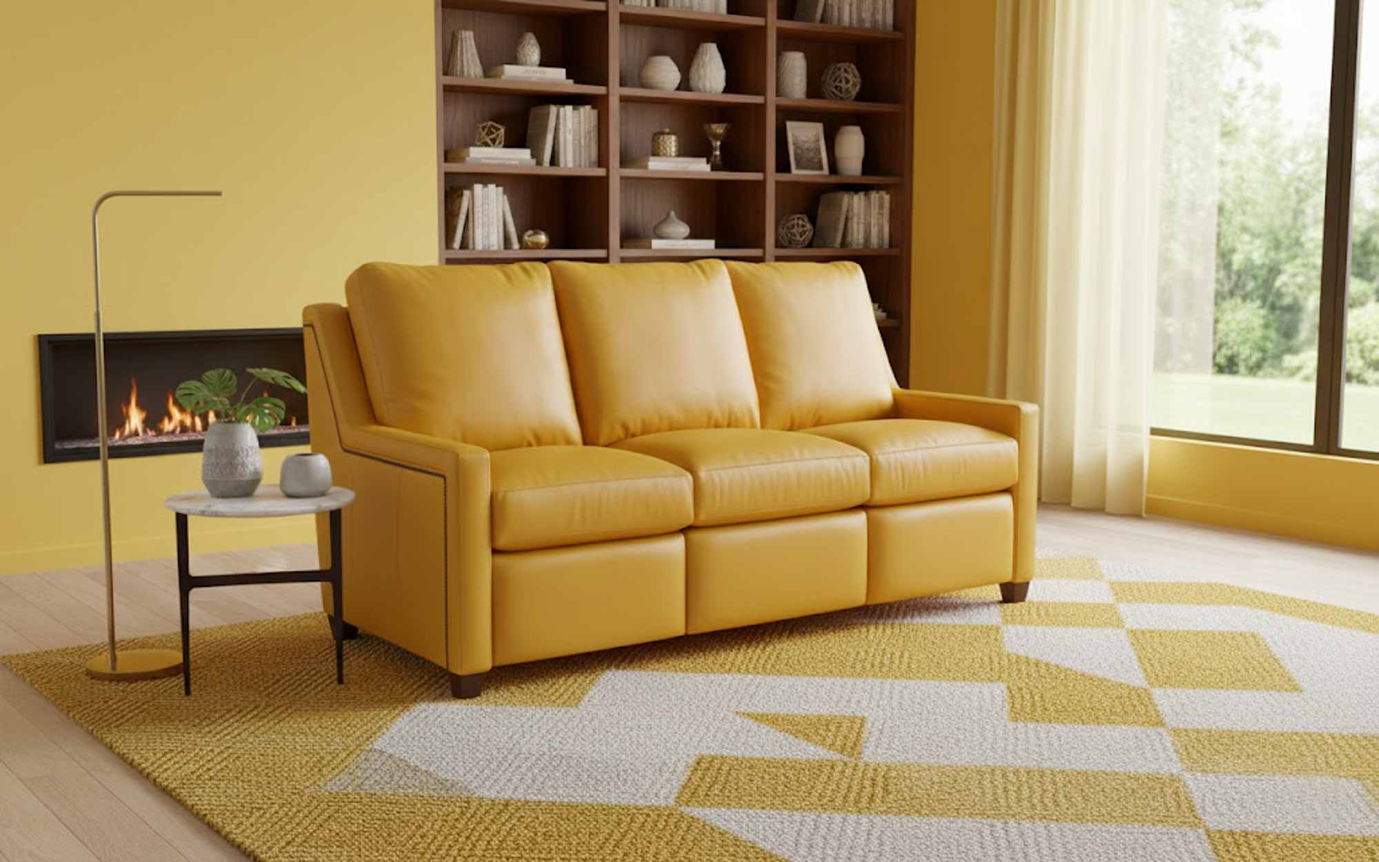 Rolls Leather Power Reclining Loveseat With Articulating Headrest - Image 6