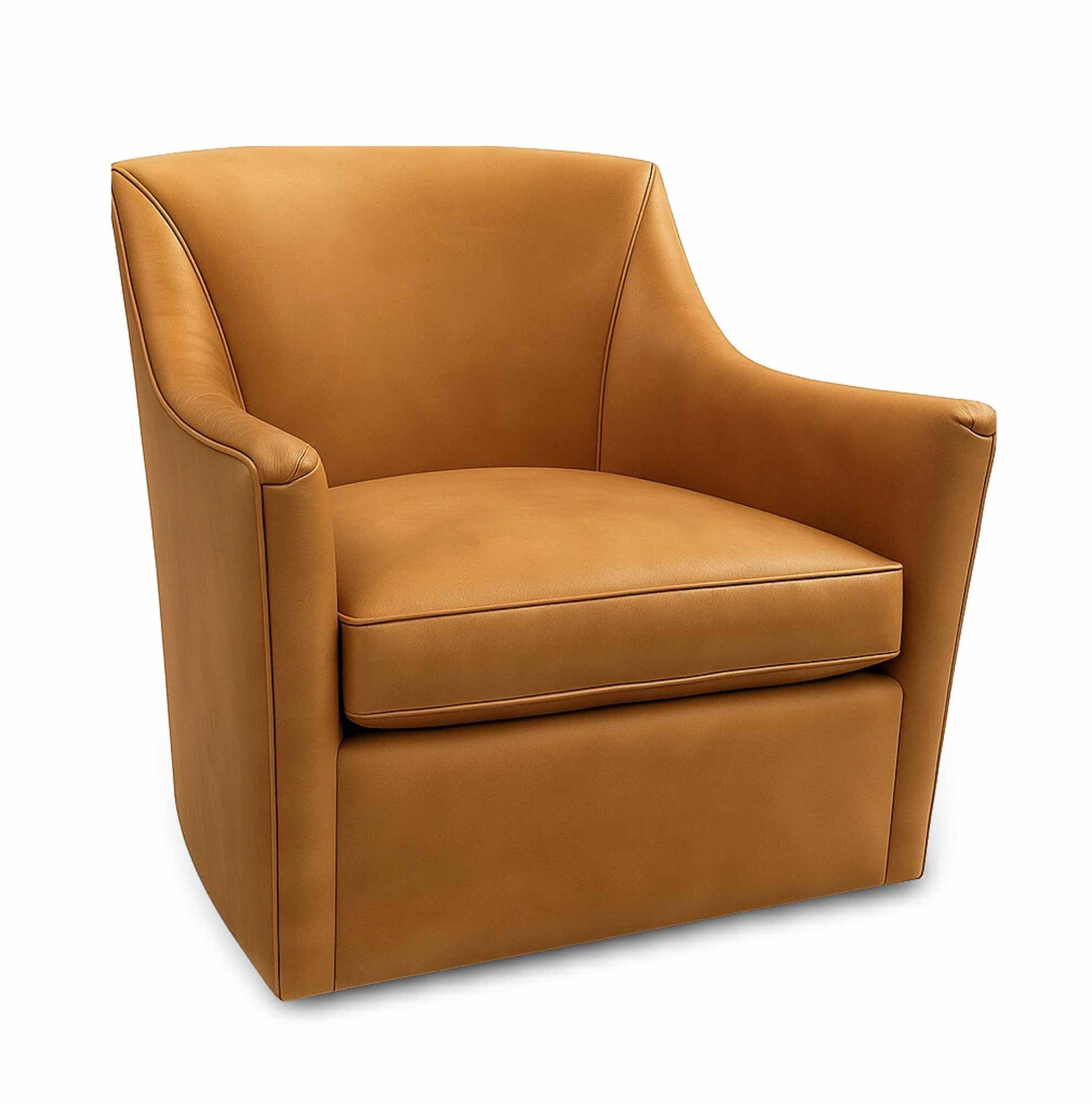 Sullivan Leather Swivel Chair