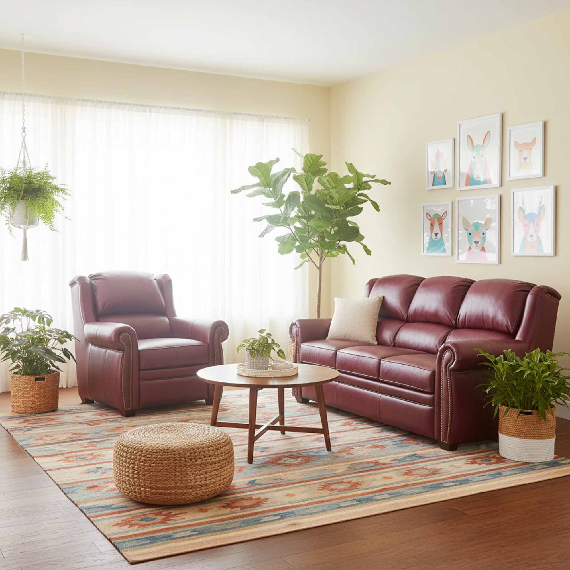 Royce Leather Power Reclining Sofa With Articulating Headrest - Image 3