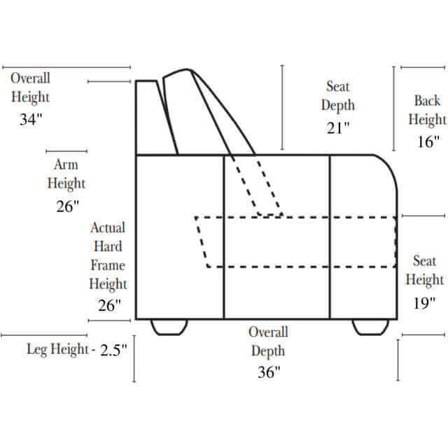 Salerno Leather Loveseat - Image 6