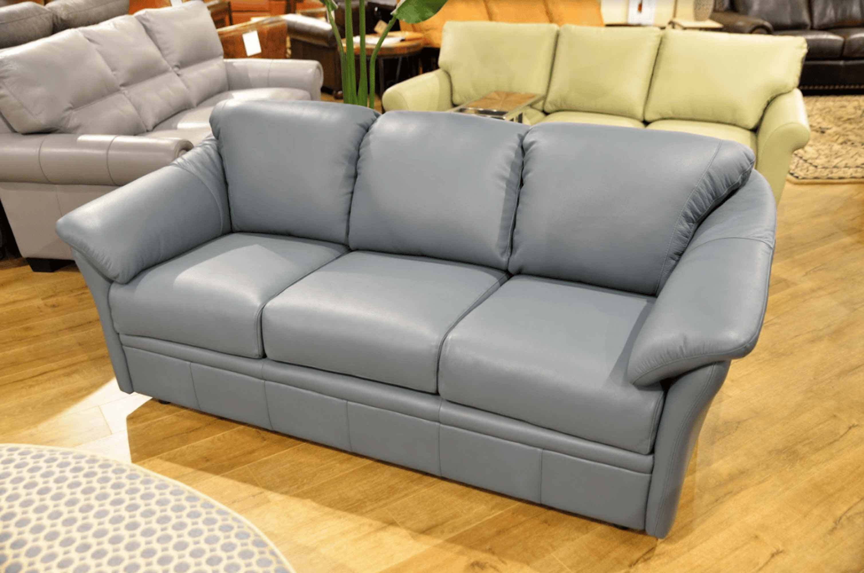 Salerno Leather Sofa - Image 3