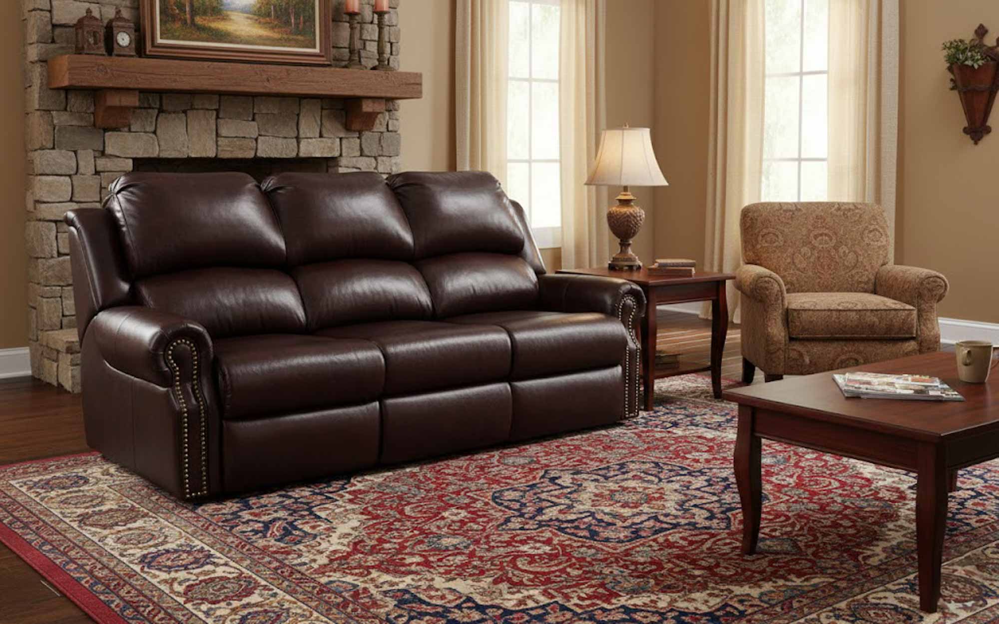 San Clemente Leather Reclining Loveseat - Image 2