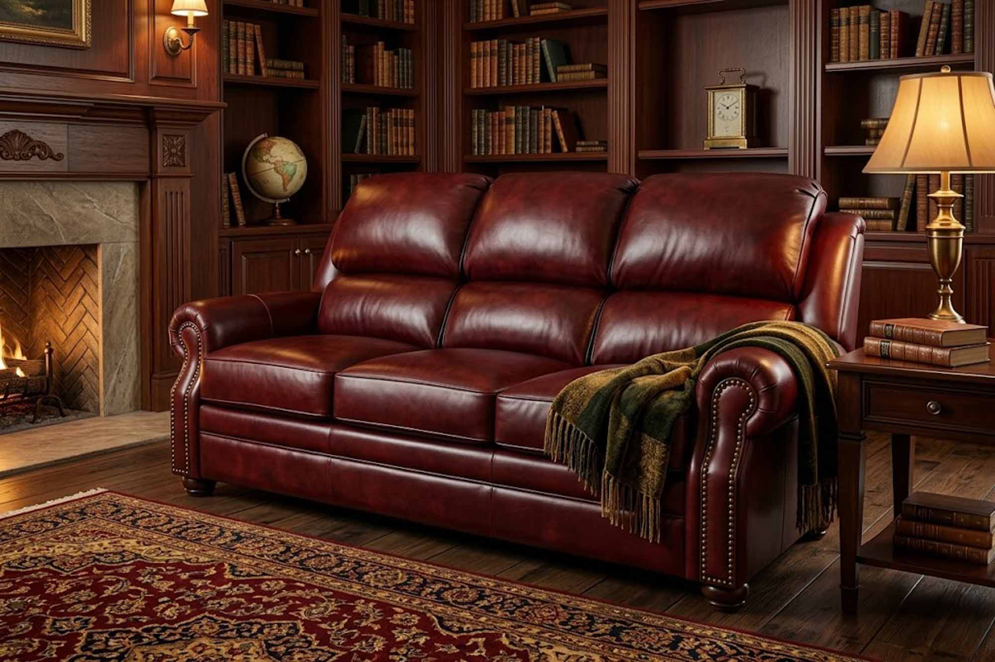 San Juan Leather Sofa - Image 5
