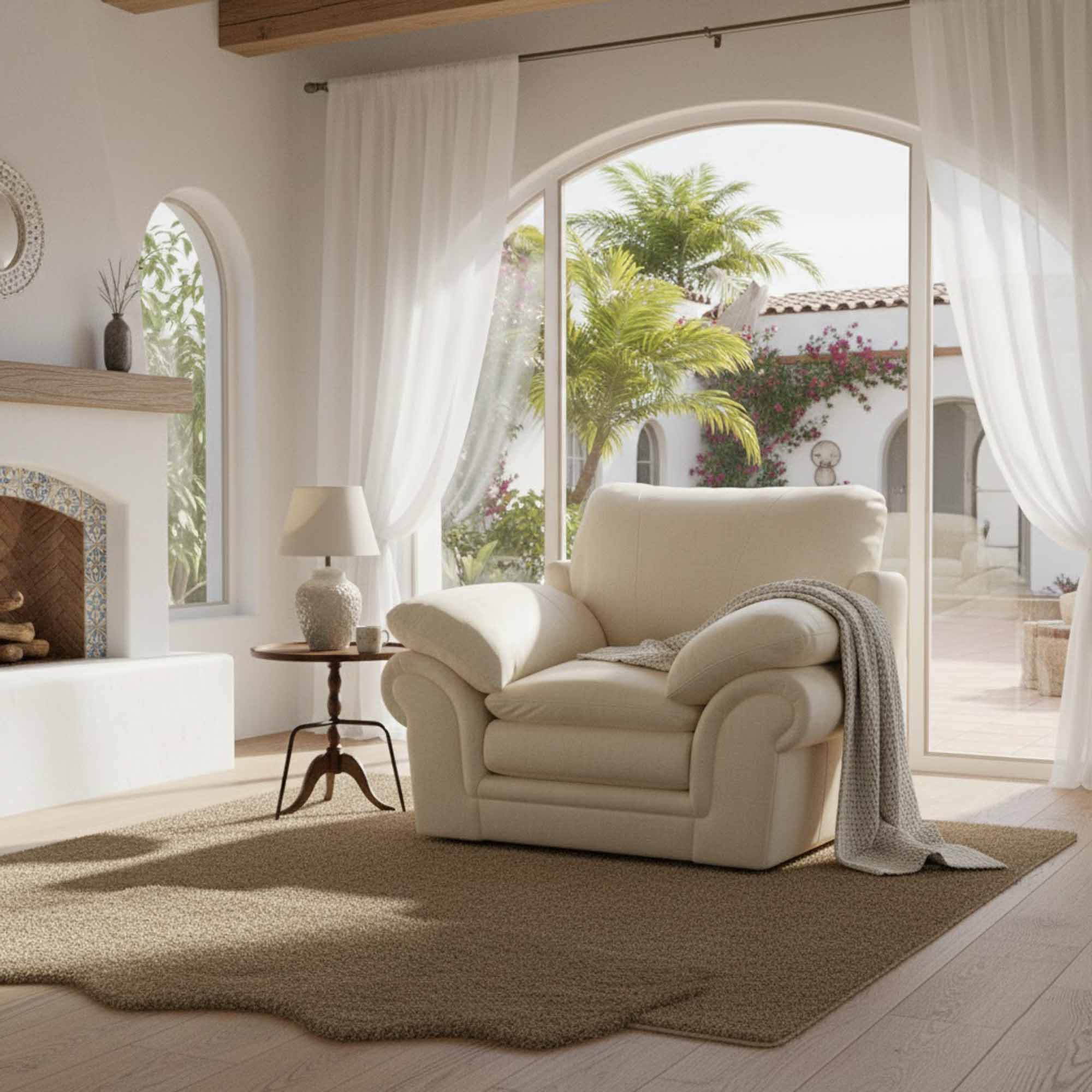 Santa Barbara Leather Chair - Image 3