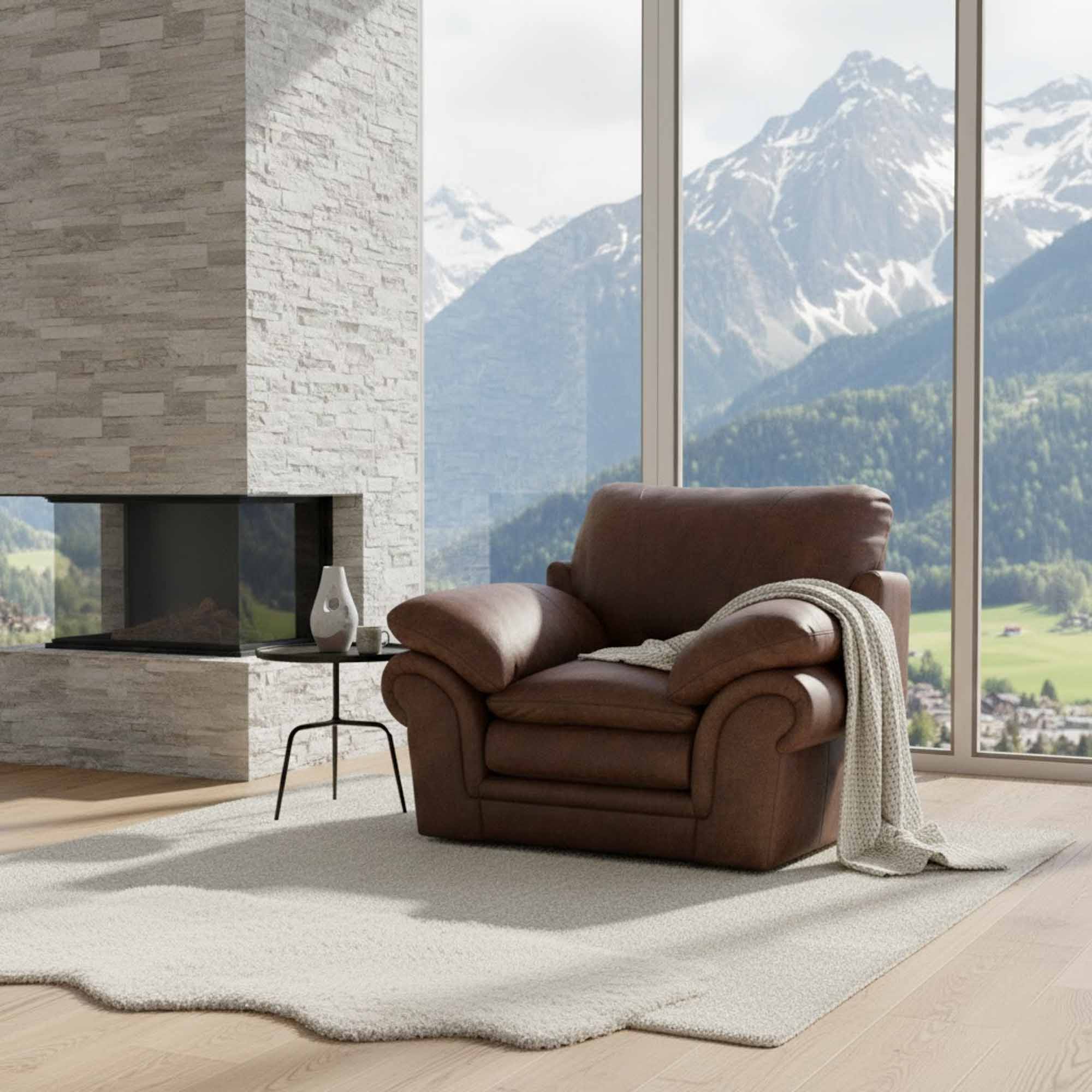 Santa Barbara Leather Chair - Image 4