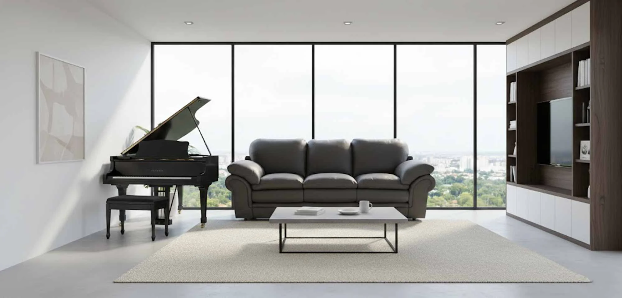 Santa Barbara Leather Sofa - Image 6