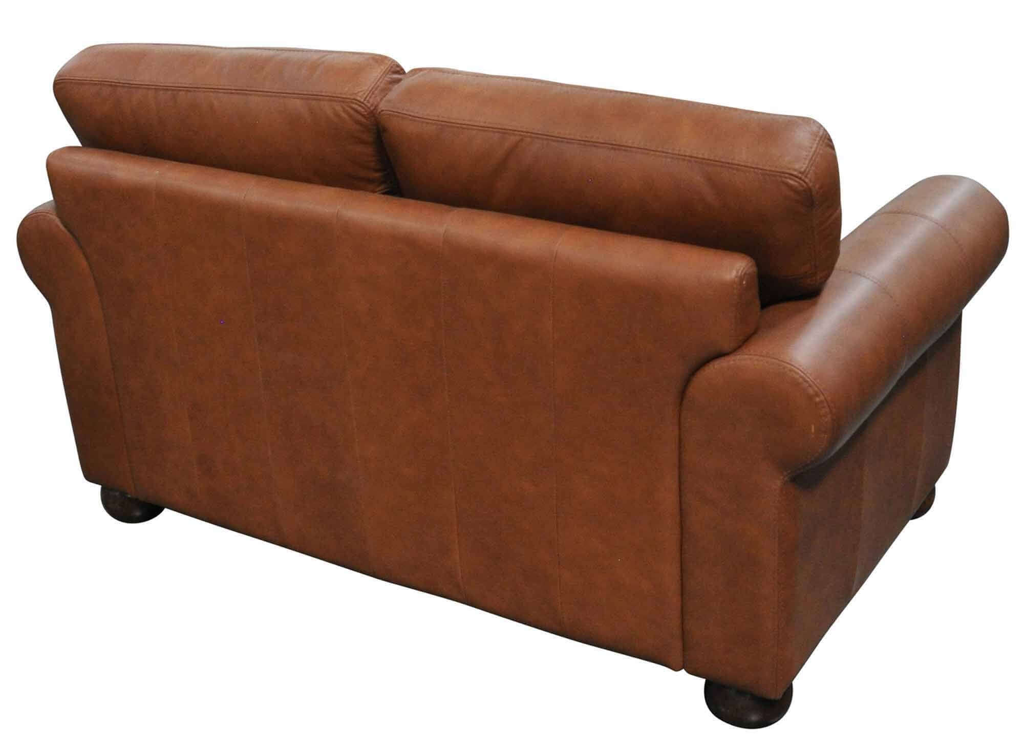 Savannah Leather Loveseat - Image 3