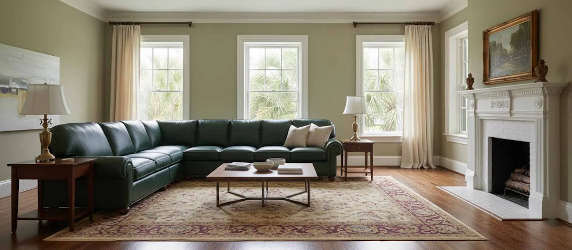 Senneca Leather Sectional - Image 7