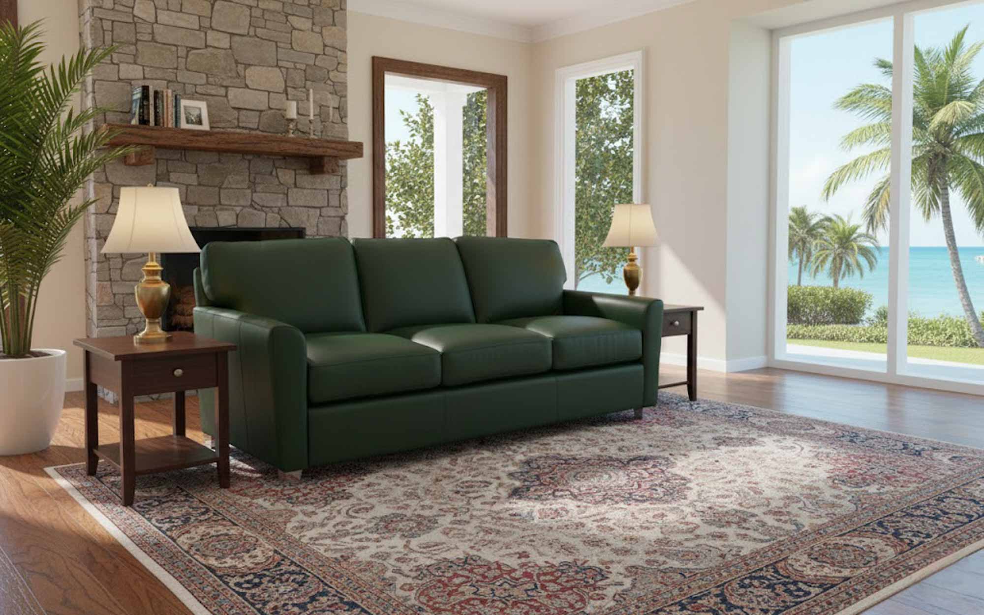 Shane Leather Sofa - Image 5