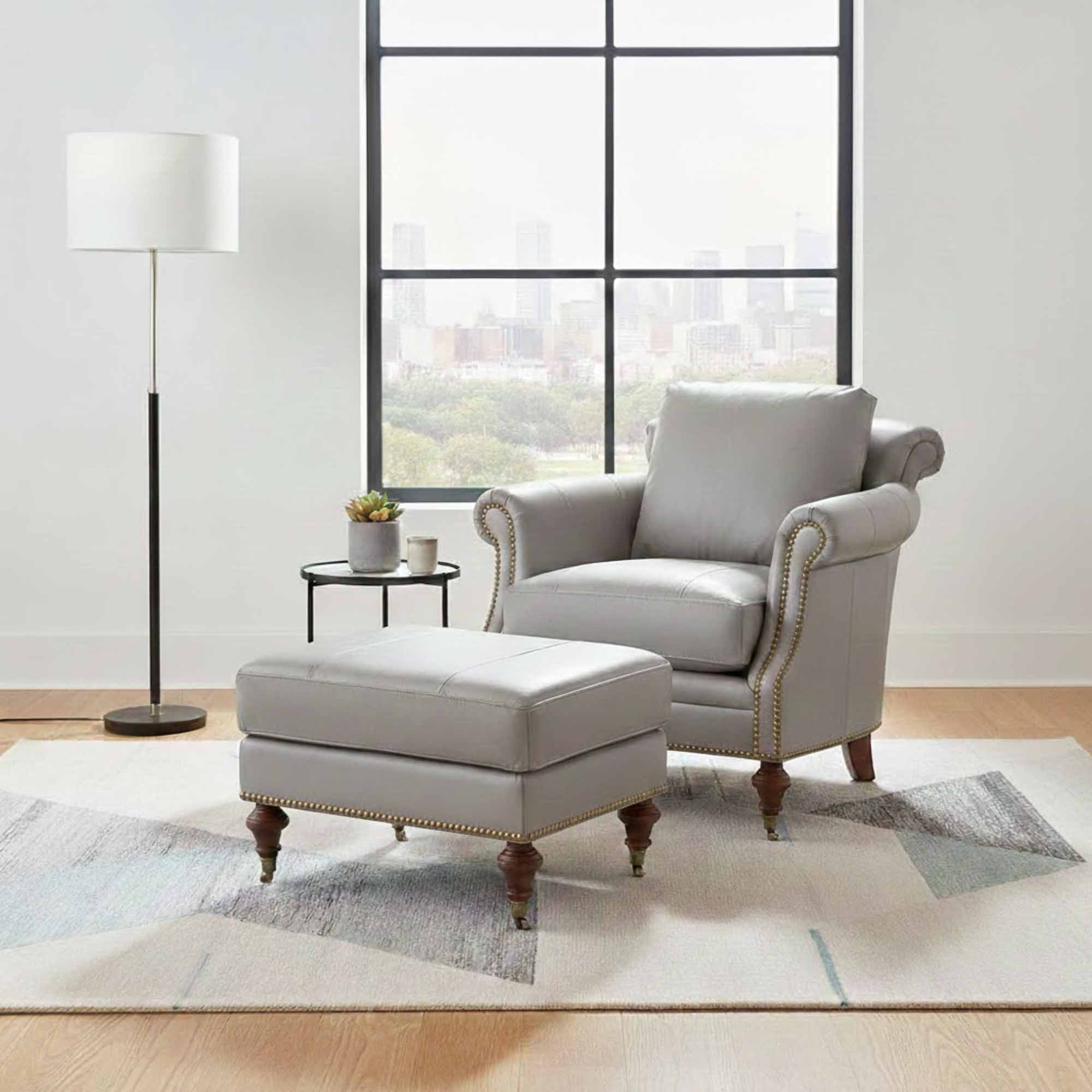Sheldon Leather Chair - Image 5