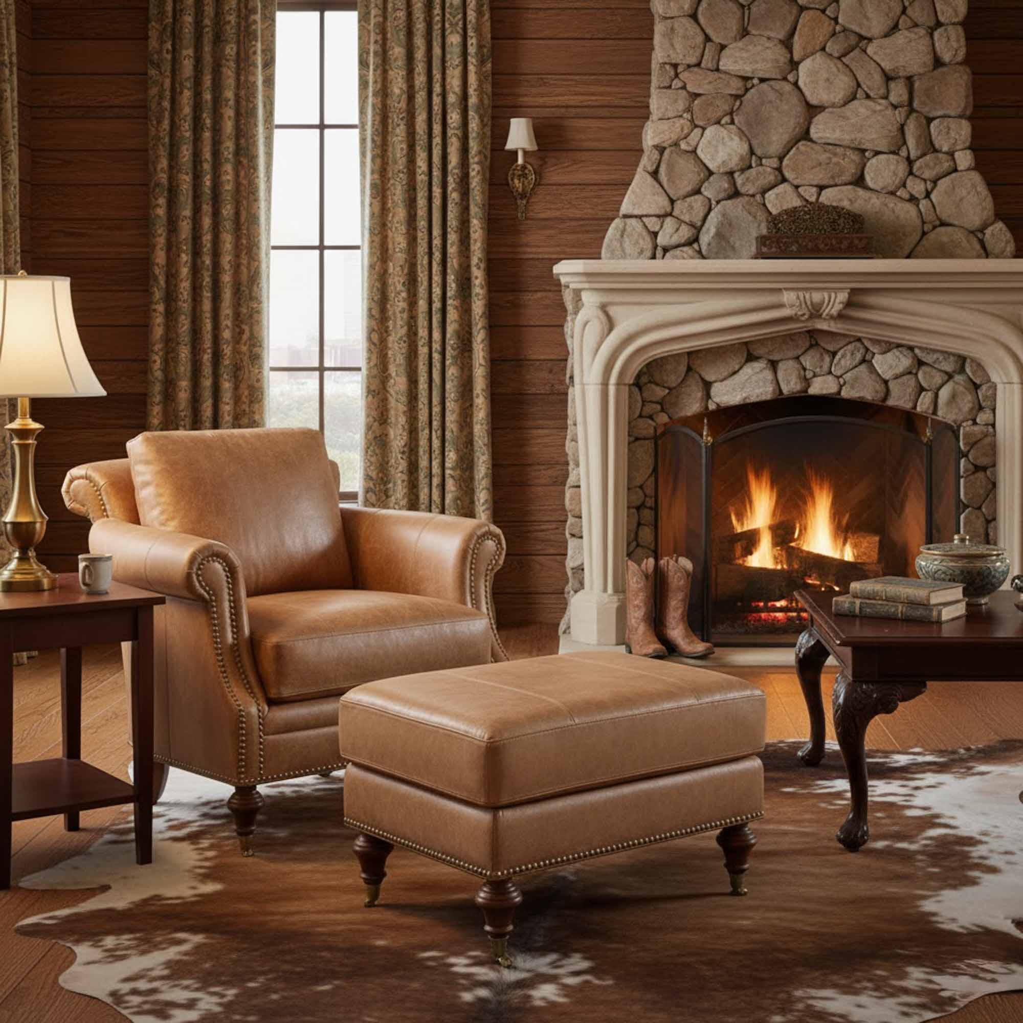 Sheldon Leather Chair - Image 6