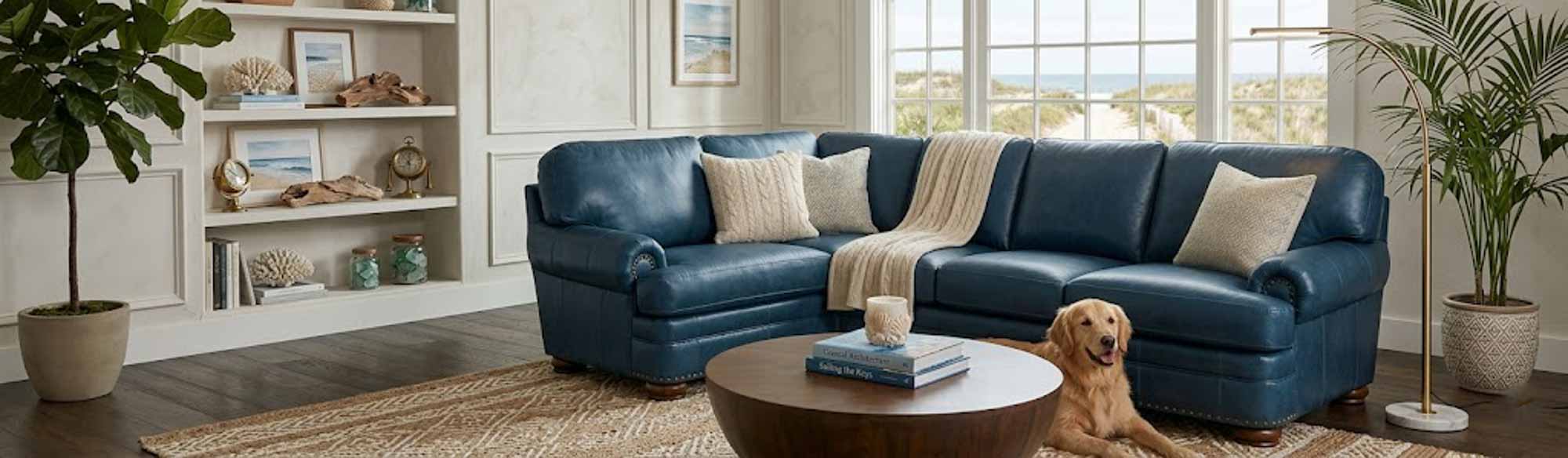 Shield Leather Sectional - Image 4