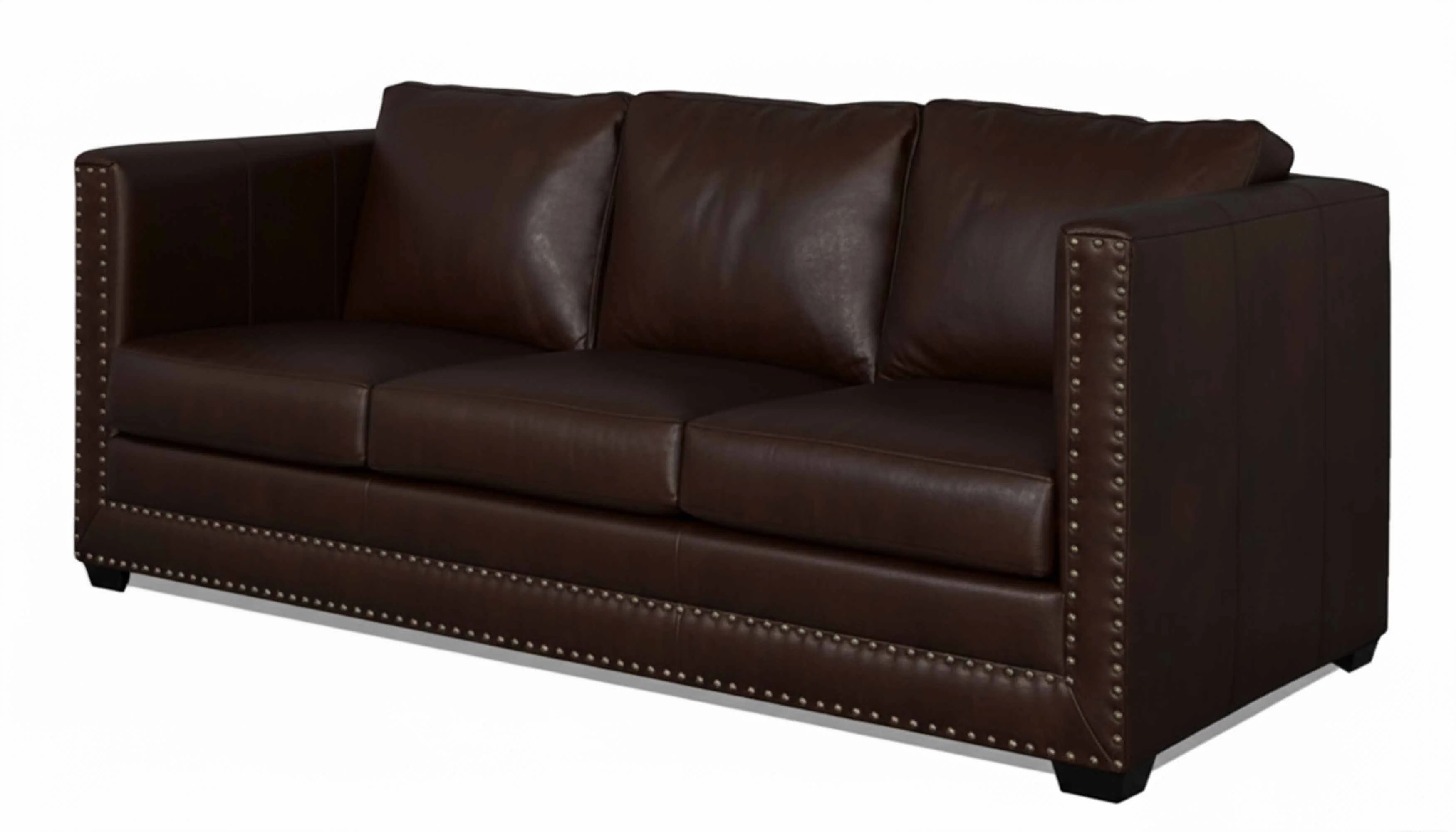 Spade Leather Loveseat - Image 2