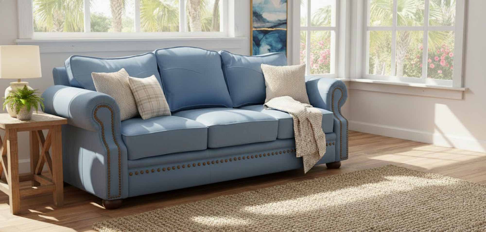 Stetson Leather Loveseat - Image 10