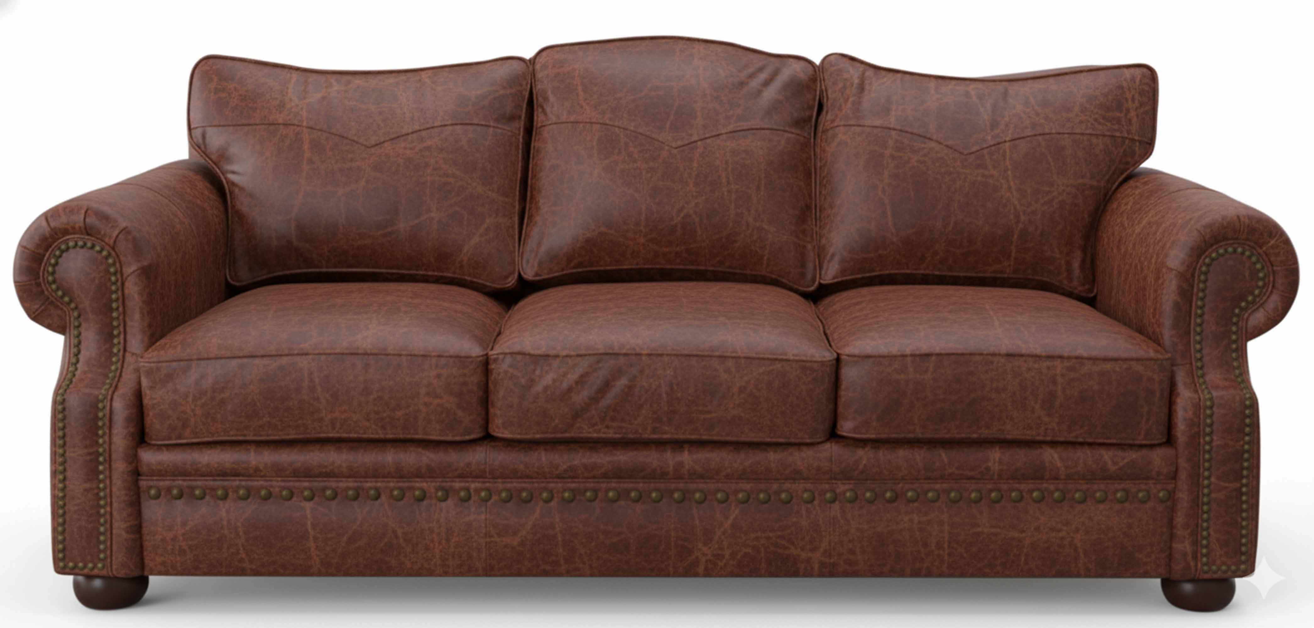 Stetson Leather Loveseat - Image 7