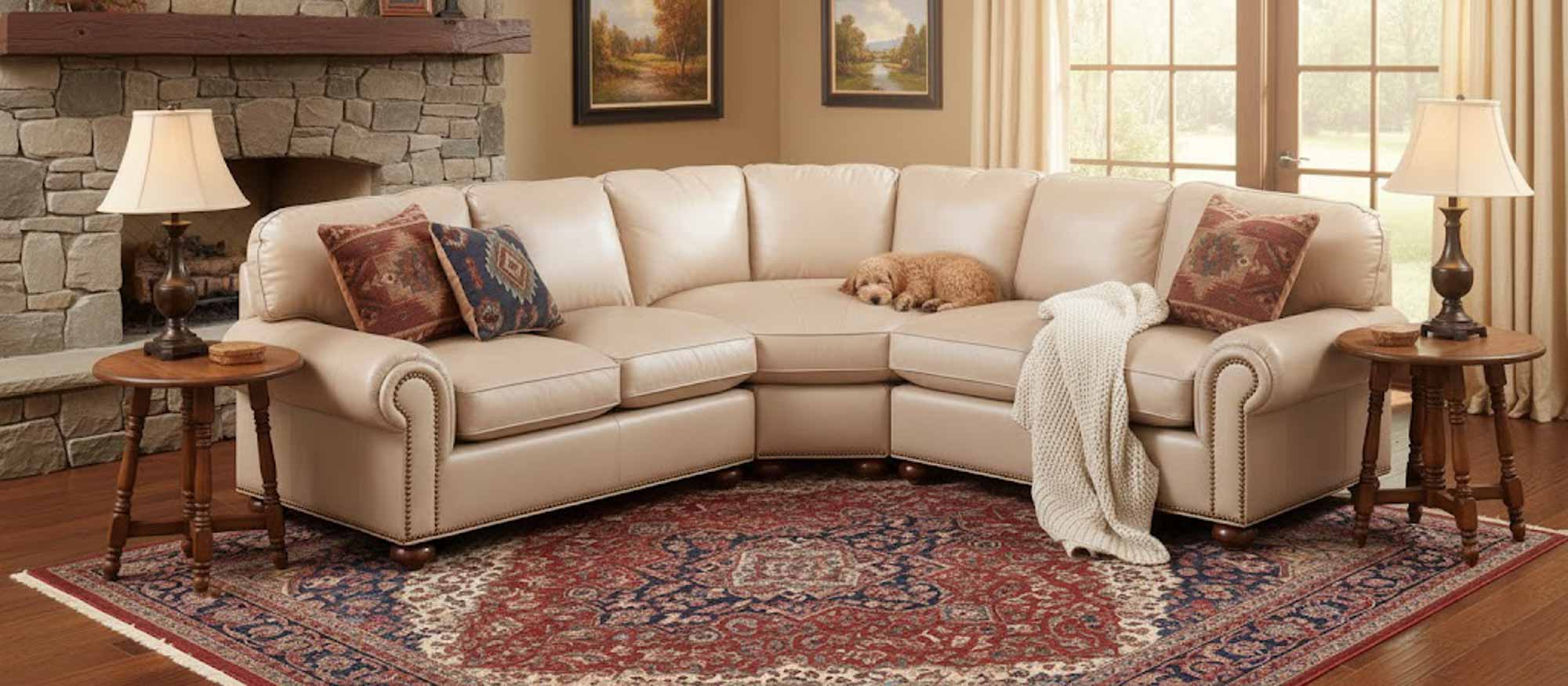 Stratton Leather Sectional - Image 4