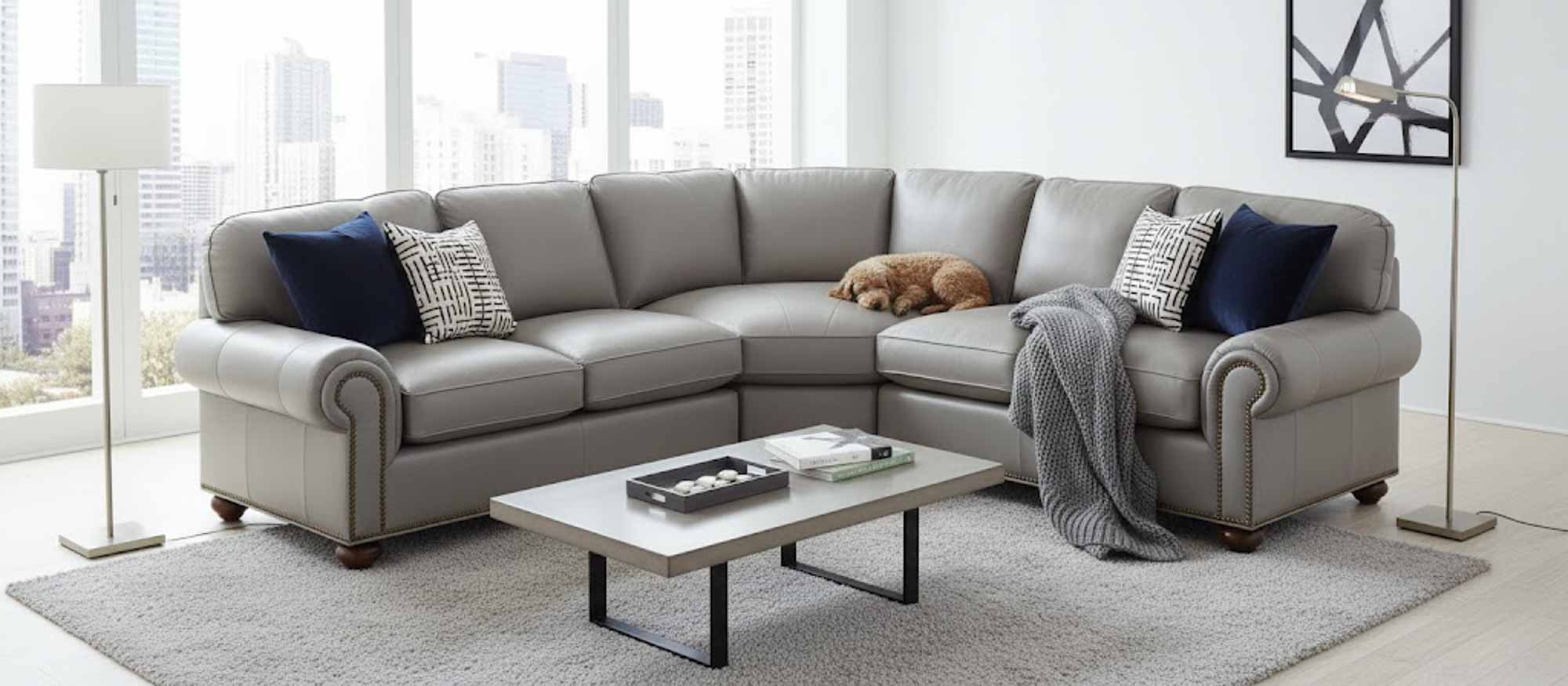 Stratton Leather Sectional - Image 5