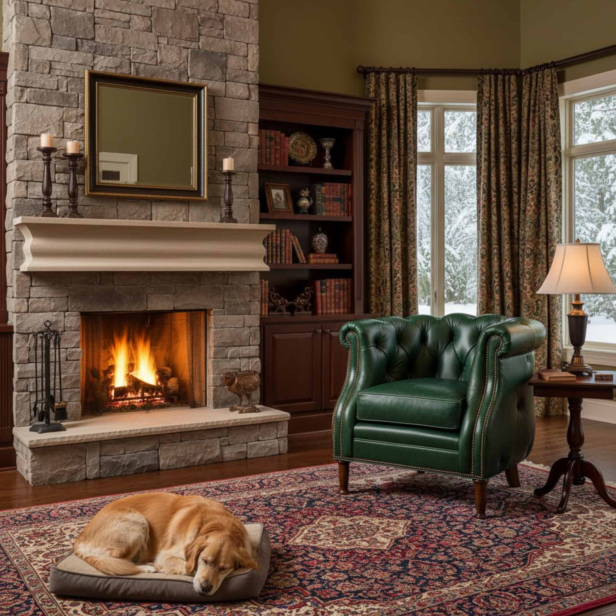 Sylvester Leather Chair - Image 7