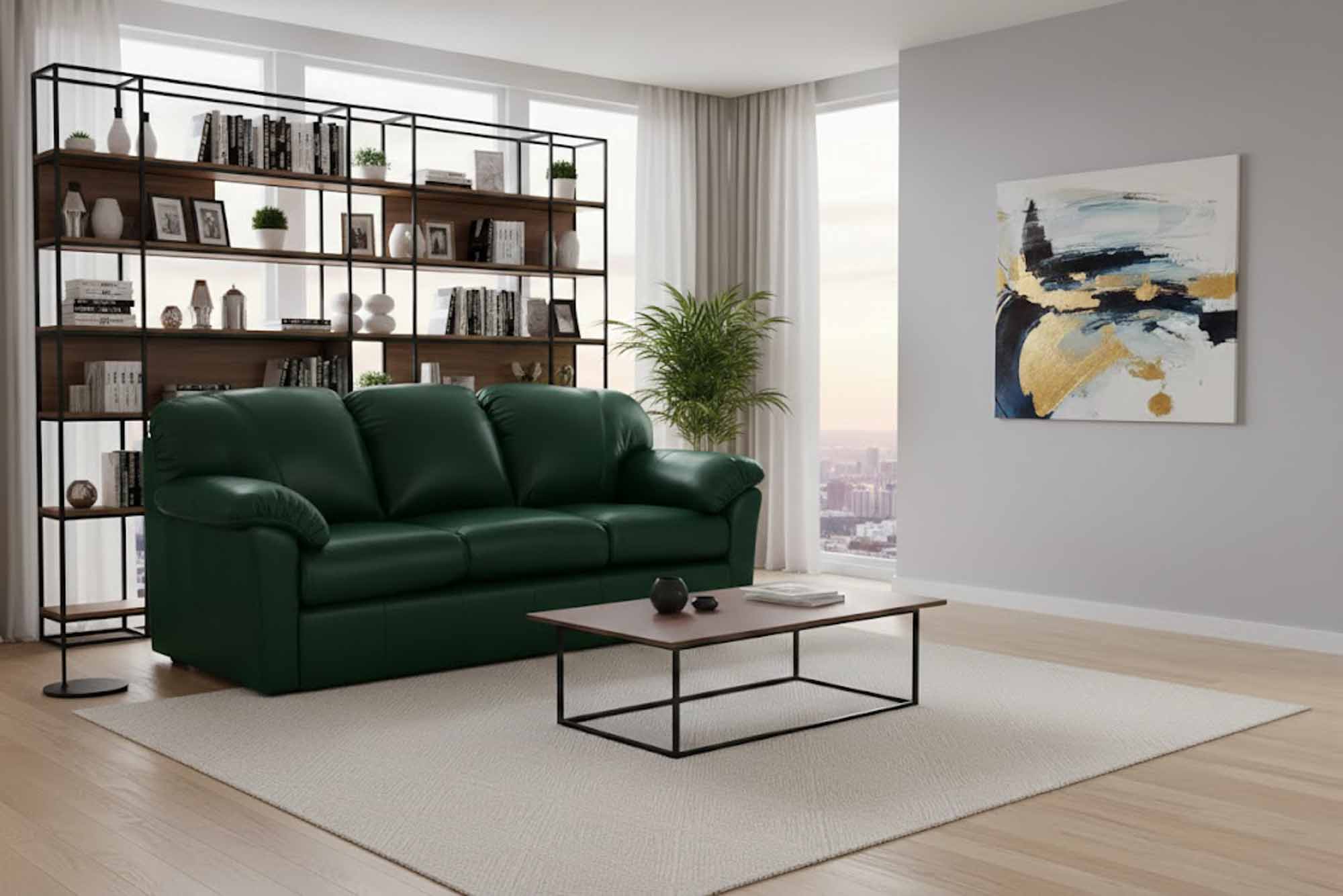 Tahoe Leather Sofa - Image 4