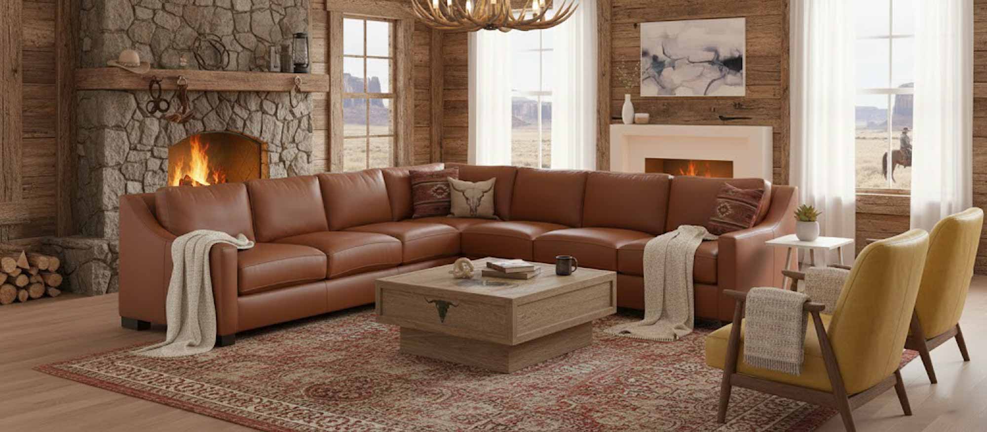 Tango Leather Sectional - Image 4