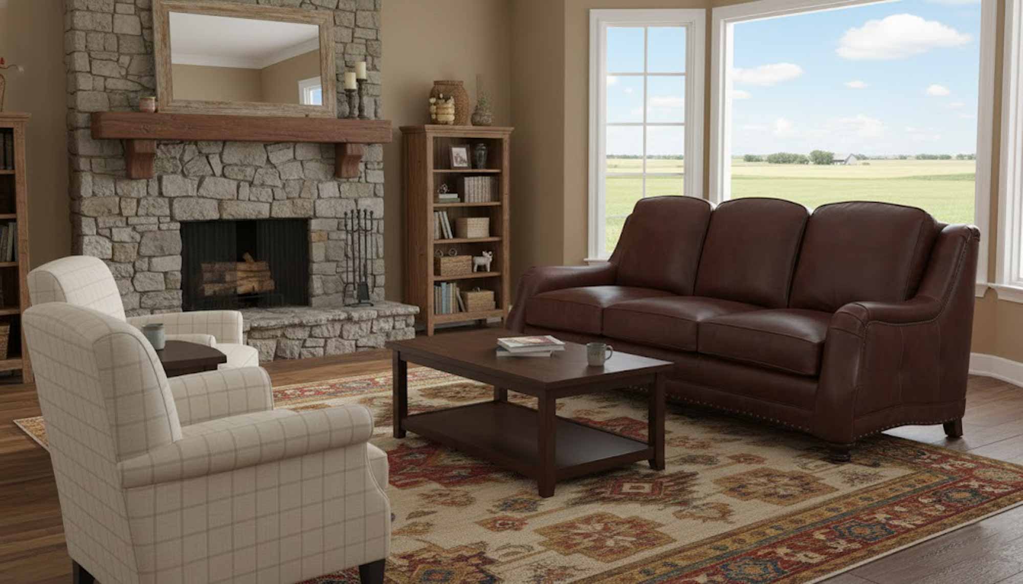 Thurston Leather Loveseat - Image 10