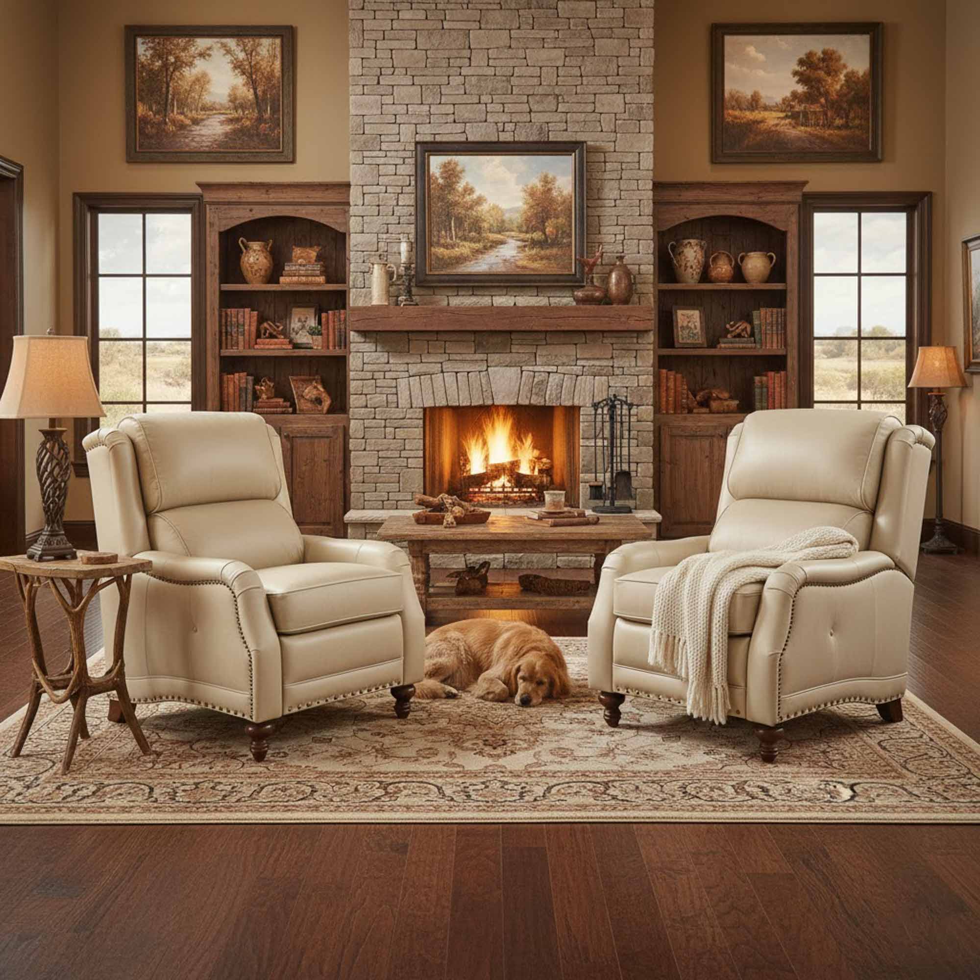Thurston Leather Recliner - Image 3