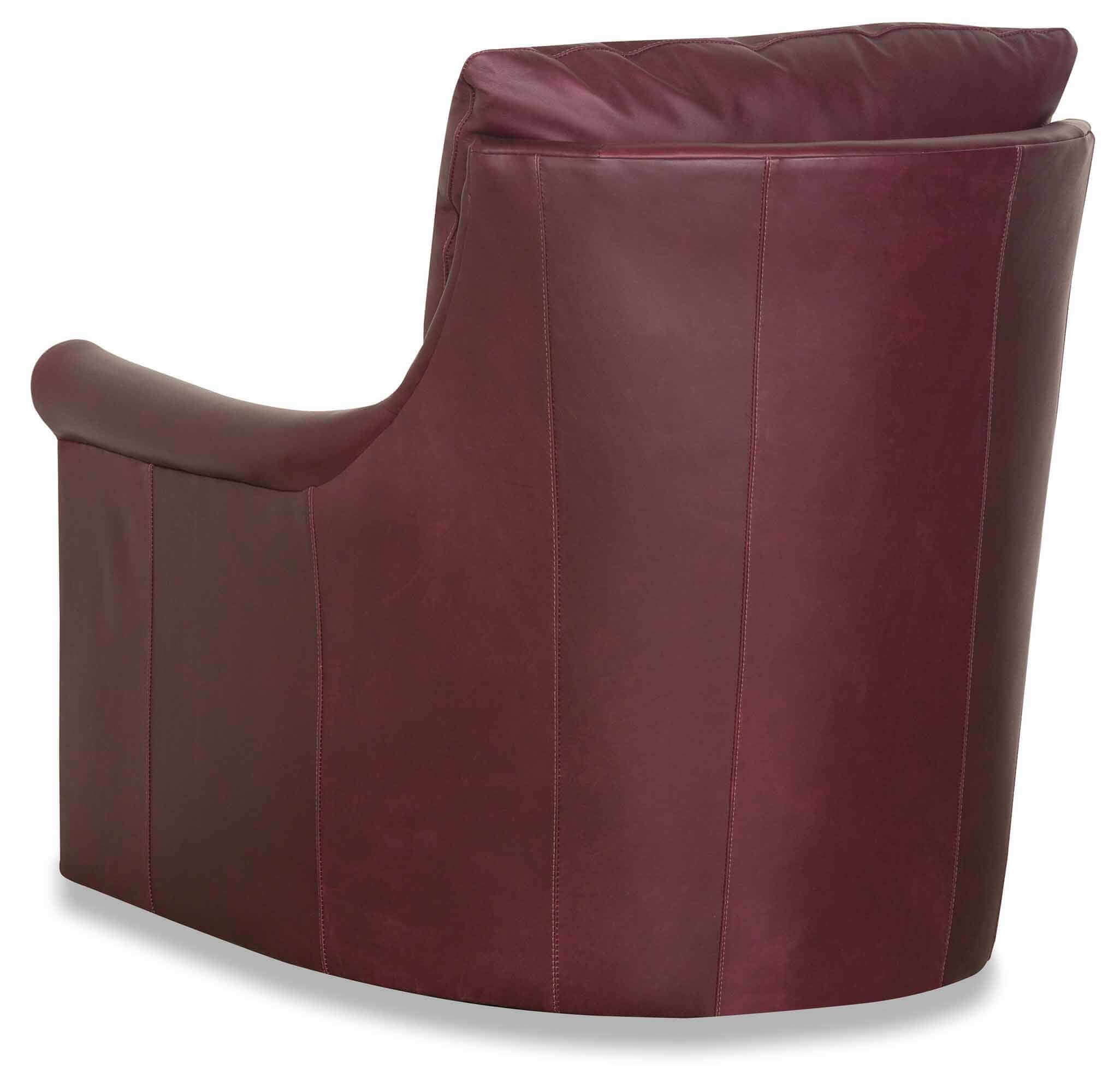 Tiffany Leather Swivel Chair - Image 4
