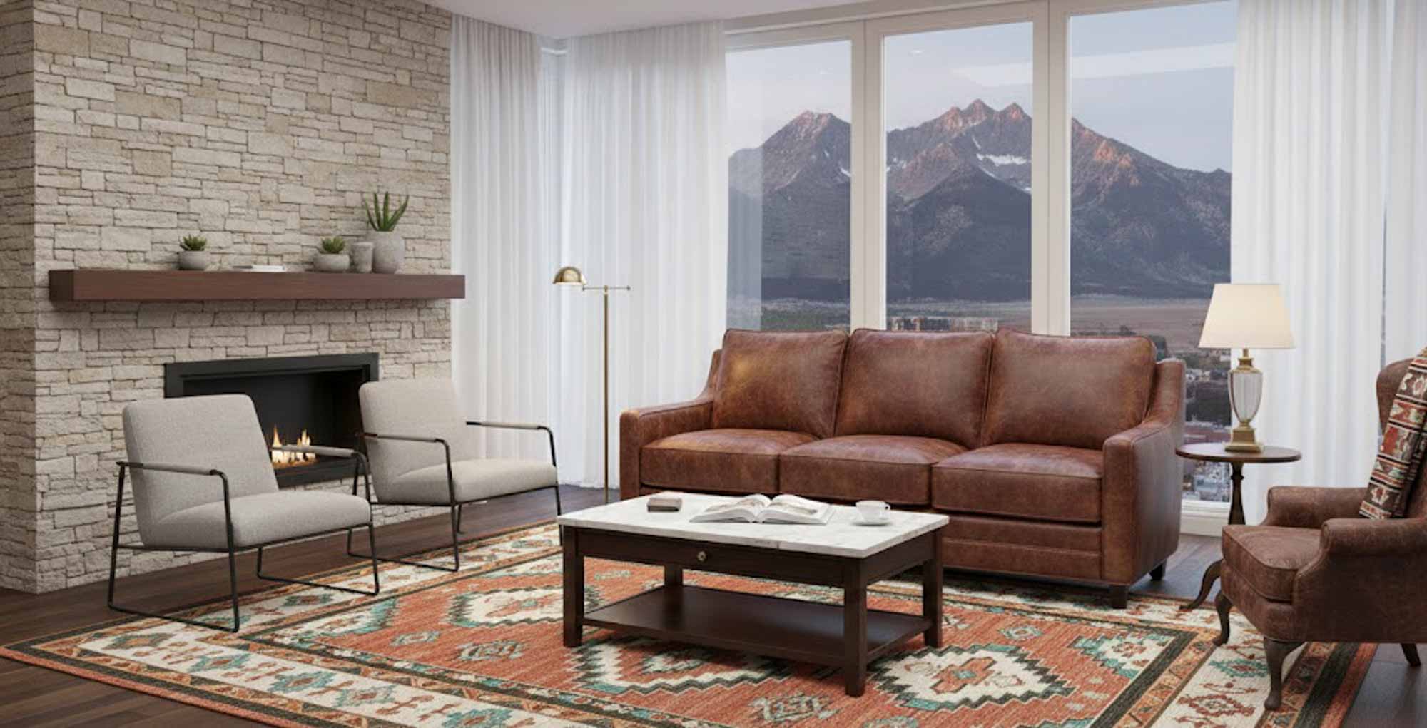 Times Square Leather Sofa - Image 2