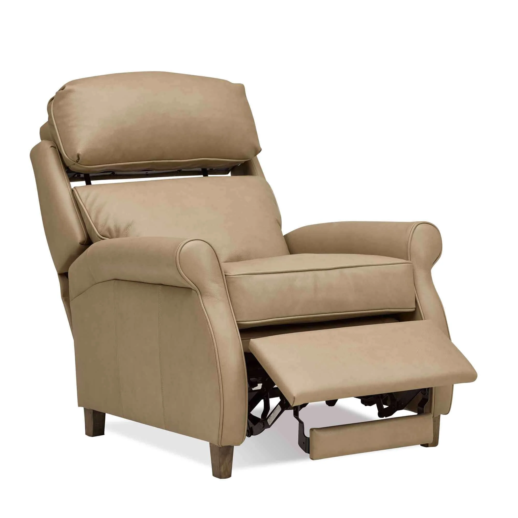 Tucker Leather Recliner With Pop-Up Headrest - Image 2