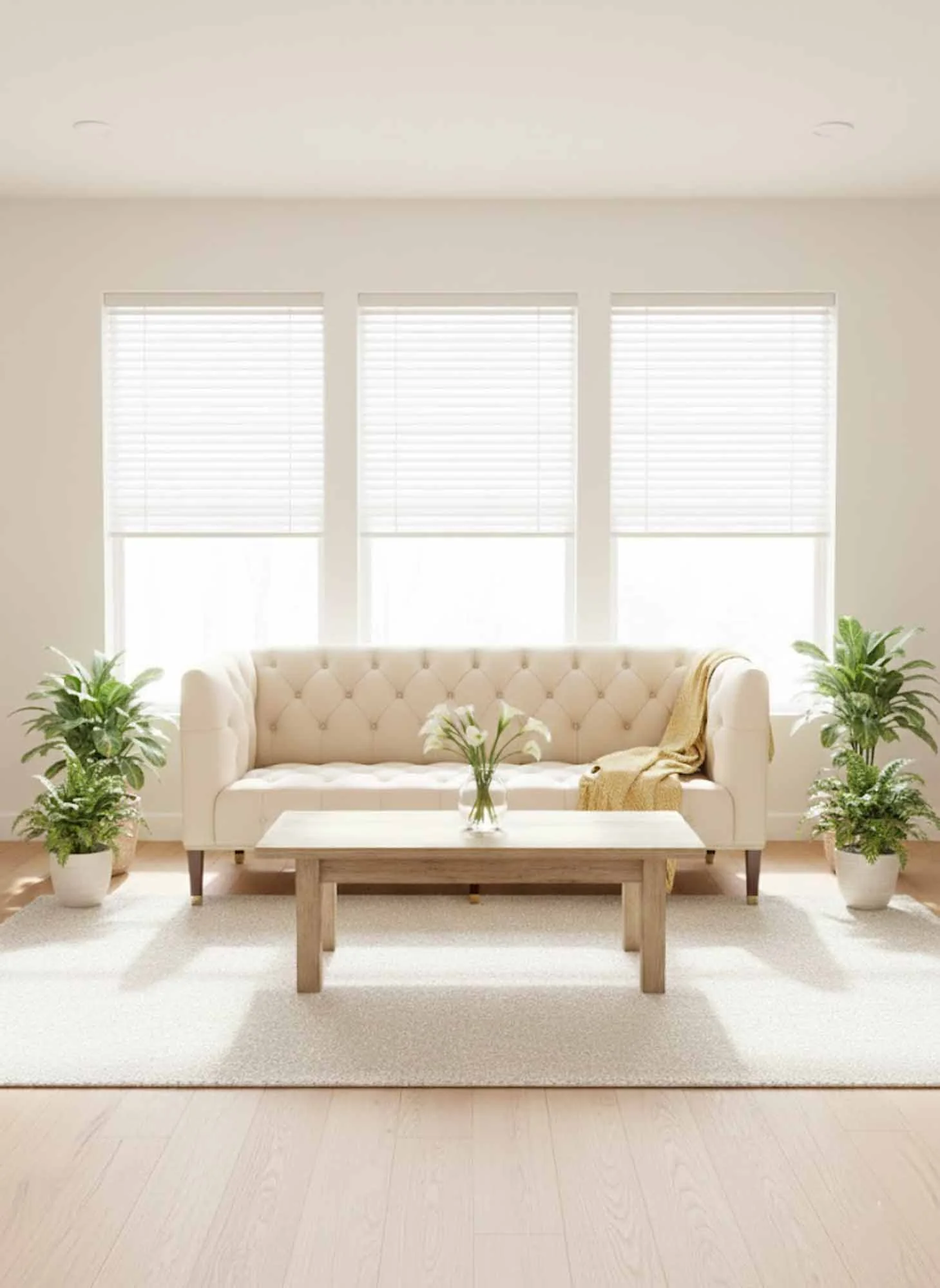 Tufted Leather Shelter Sofa - Image 5
